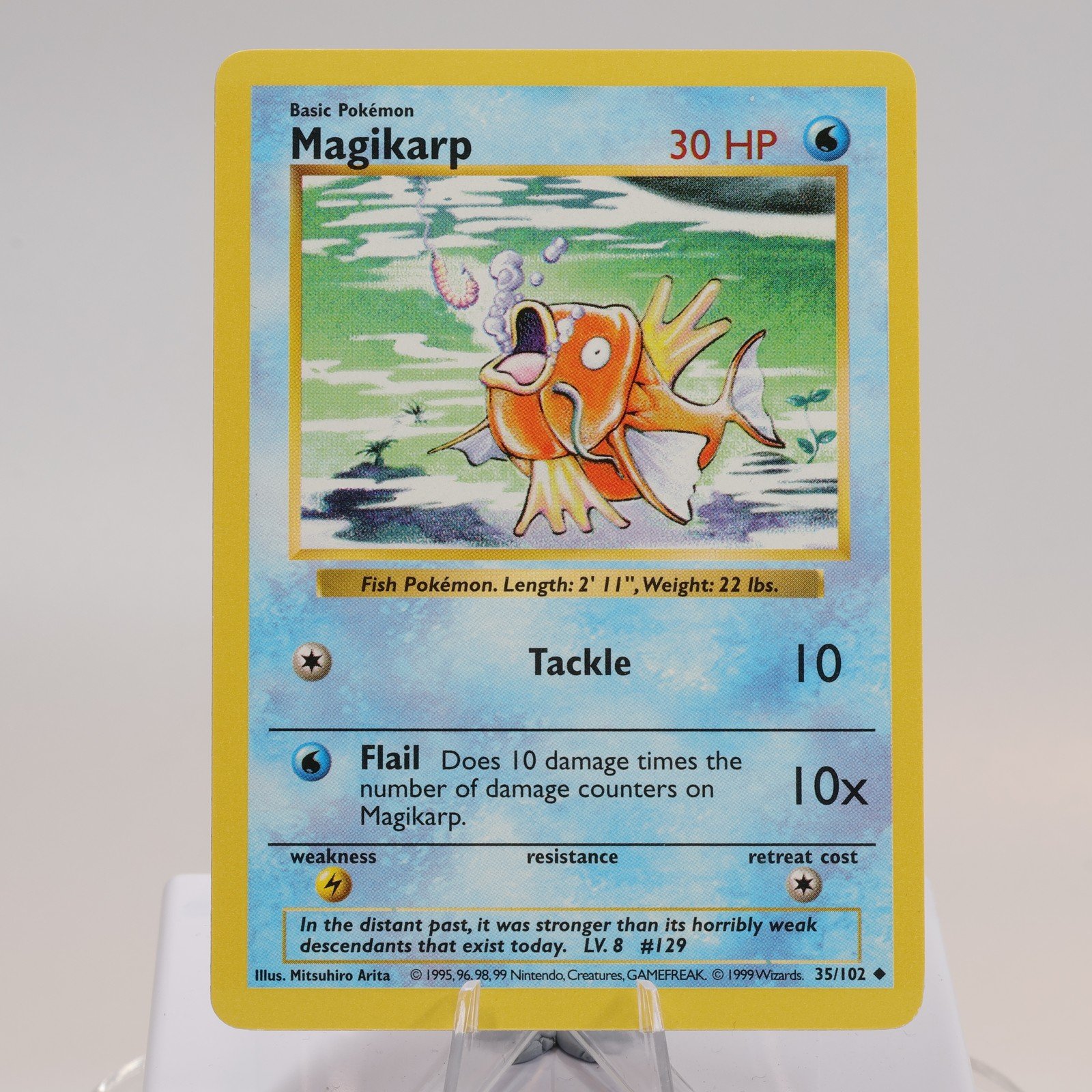 Pokemon TCG Magikarp 35102 Base Set Uncommon Shadowless WOTC 1999 NM 168144948271 2