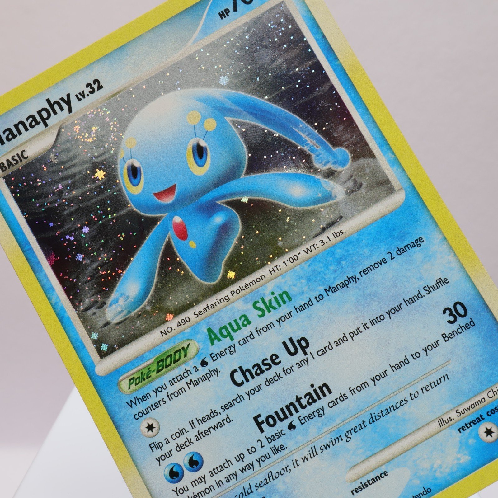 Pokemon TCG – Manaphy 8/100 Majestic Dawn Holo Rare   – EXC/NM