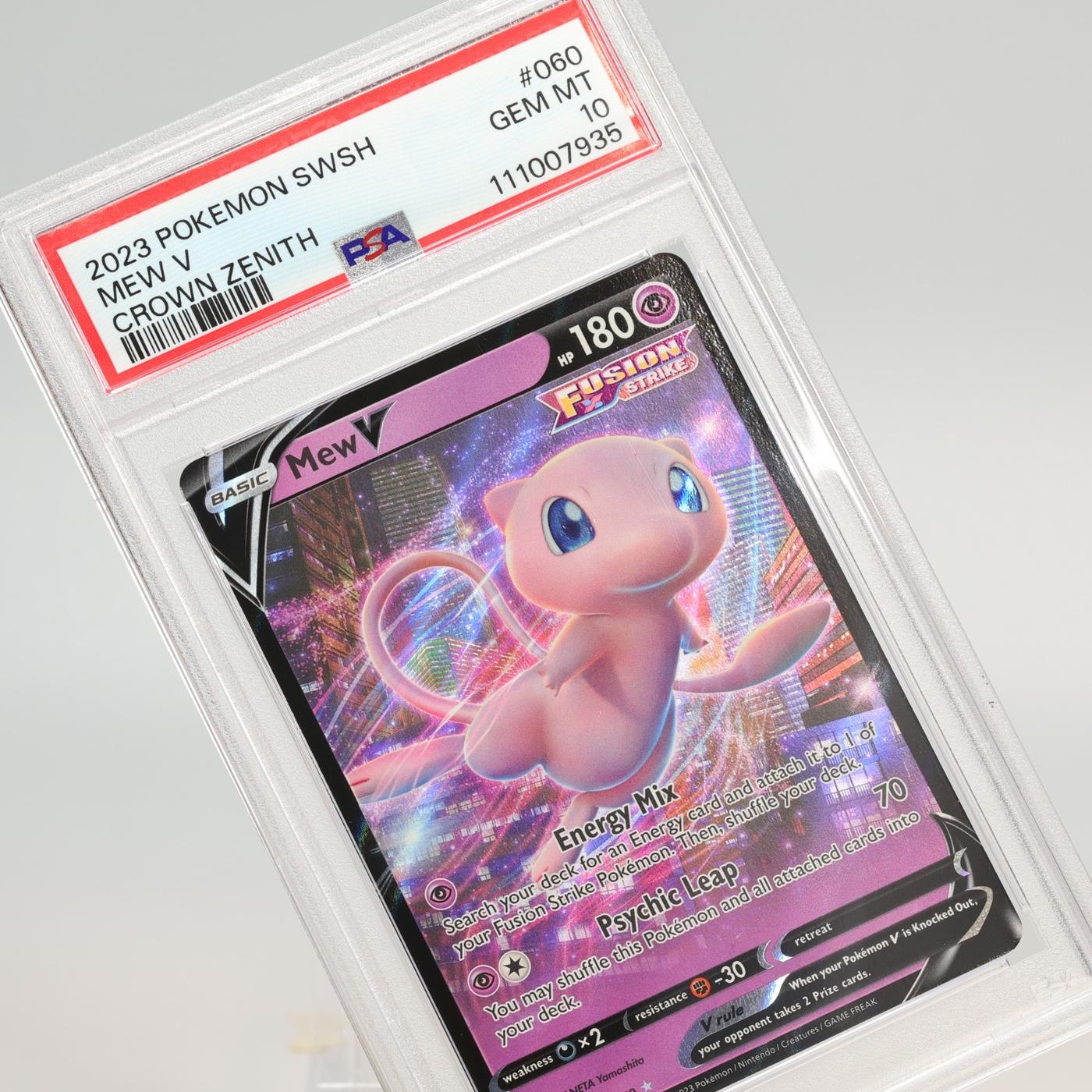 Pokemon TCG Mew V Crown Zenith 060159 Holo Ultra Rare 168349700921