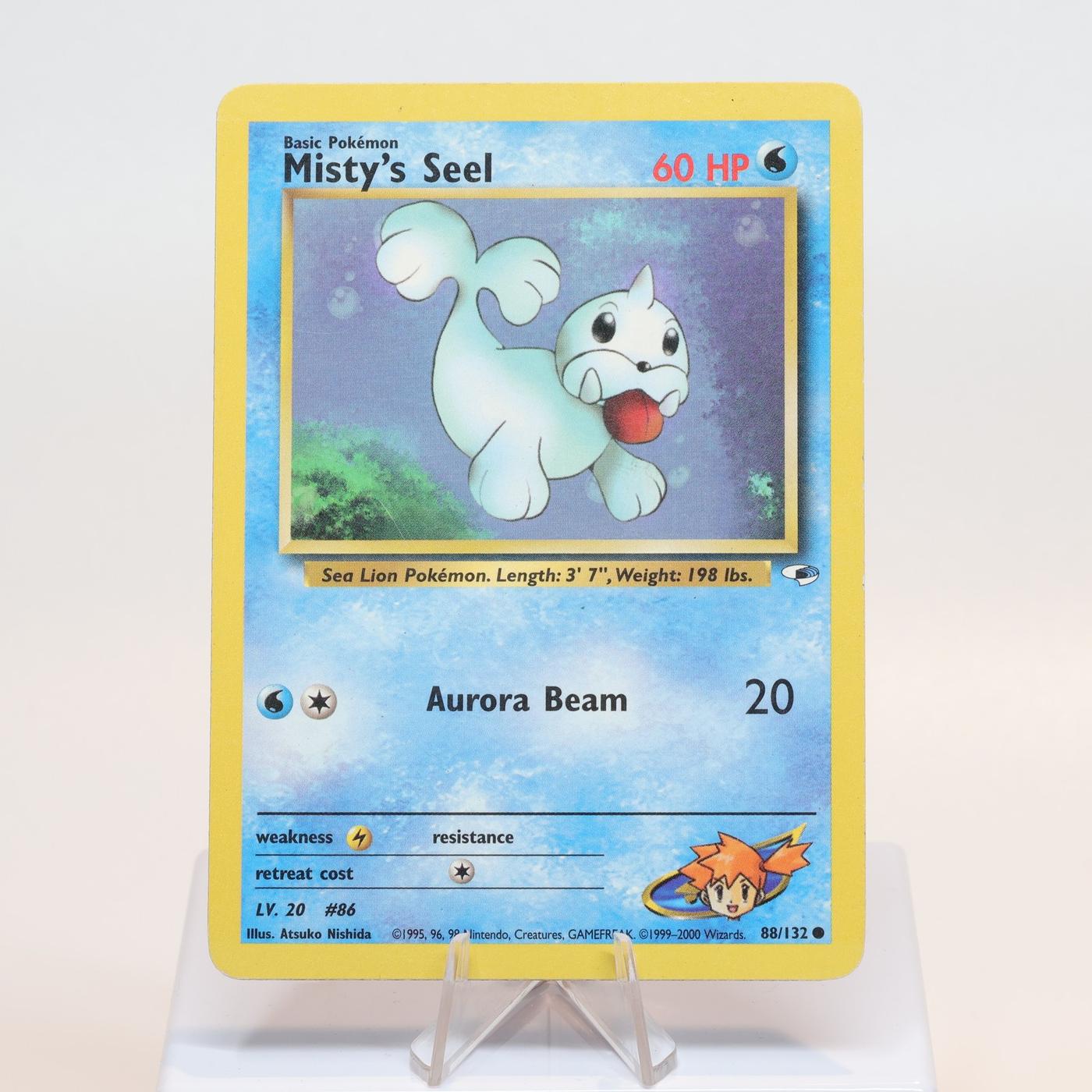 Pokemon TCG Mistys Seel 88132 Gym Heroes Common WOTC MPIndent 168232466181 2