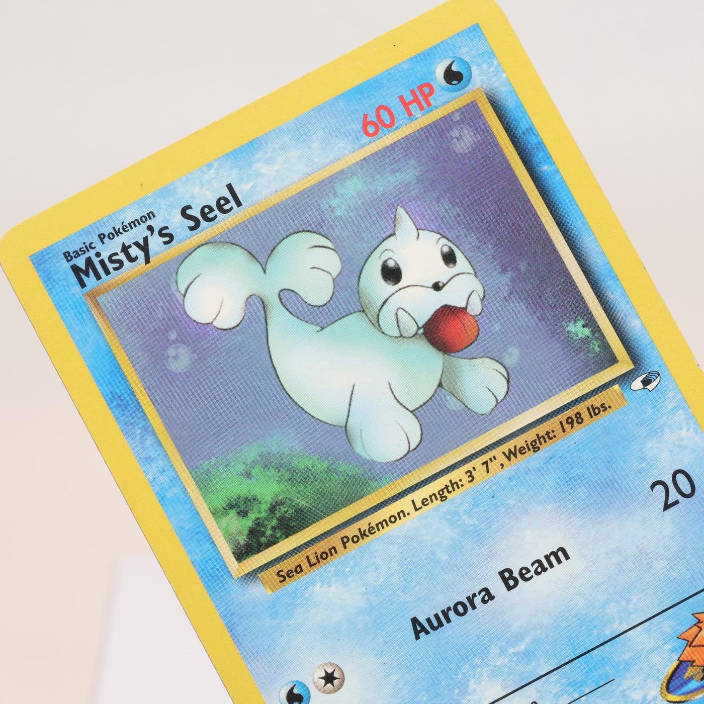 Pokemon TCG Mistys Seel 88132 Gym Heroes Common WOTC MPIndent 168232466181