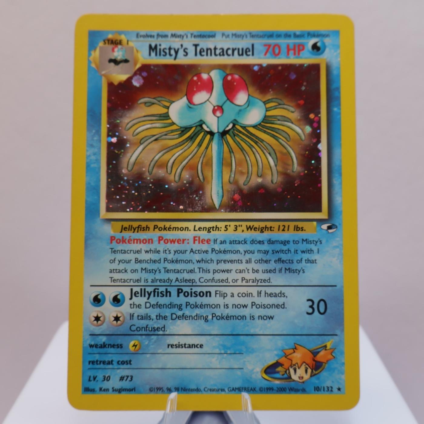 Pokemon TCG Mistys Tentacruel 10132 Gym Heroes Holo Rare WOTC 1999 EXC 167830364471 2