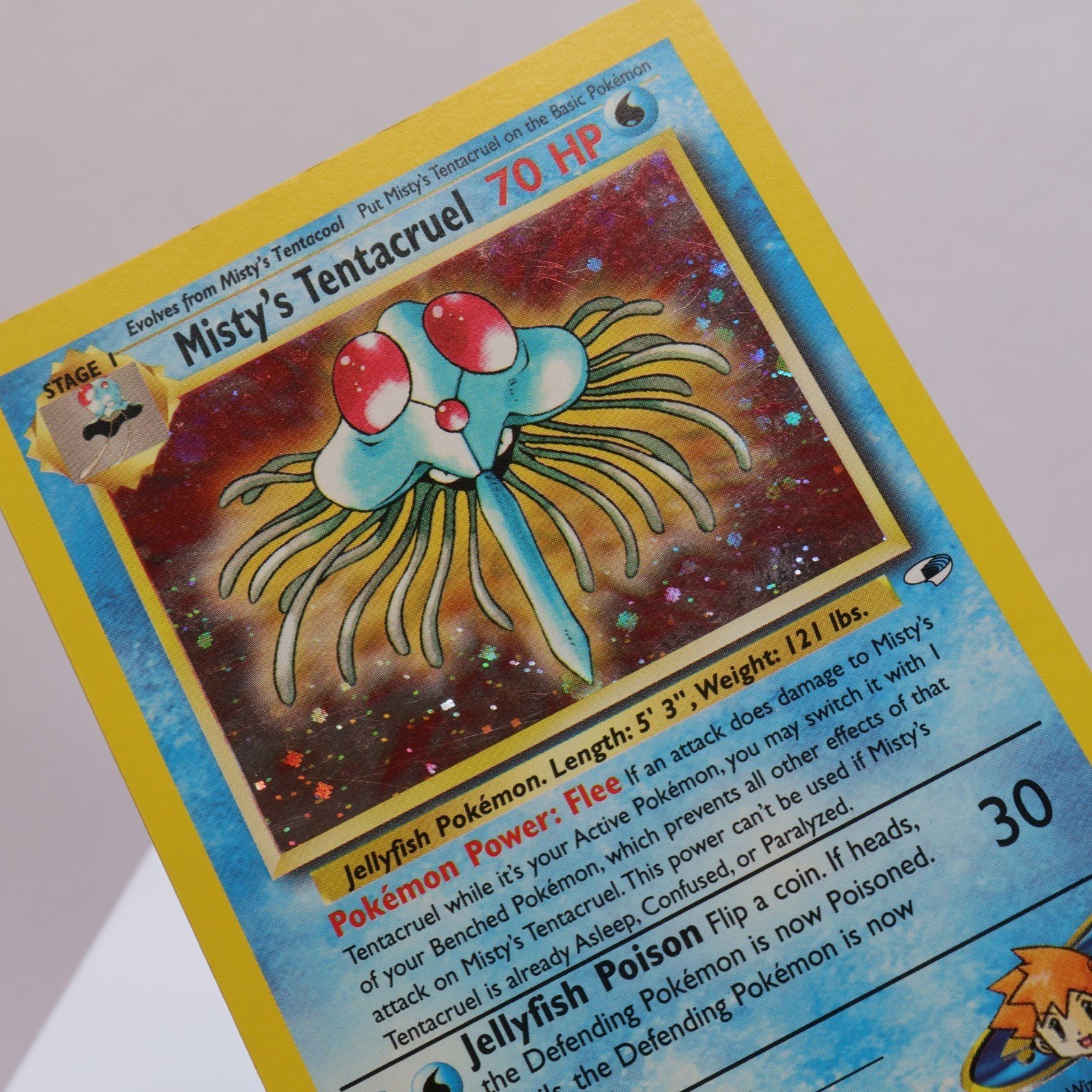 Pokemon TCG – Misty's Tentacruel 10/132 Gym Heroes Holo Rare  WOTC 1999 – EXC