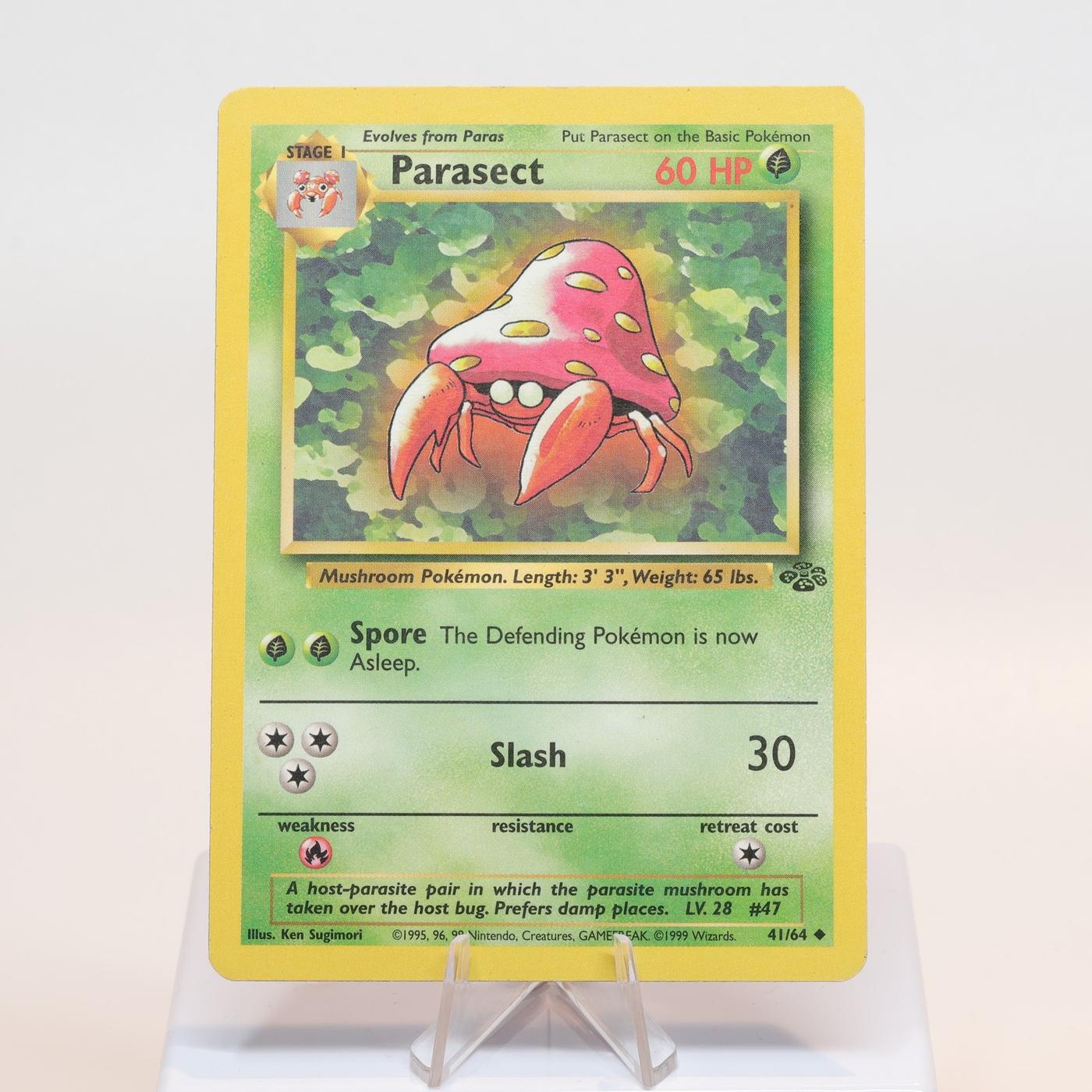 Pokemon TCG Parasect 4164 Jungle Uncommon WOTC EXC 168232466121 2