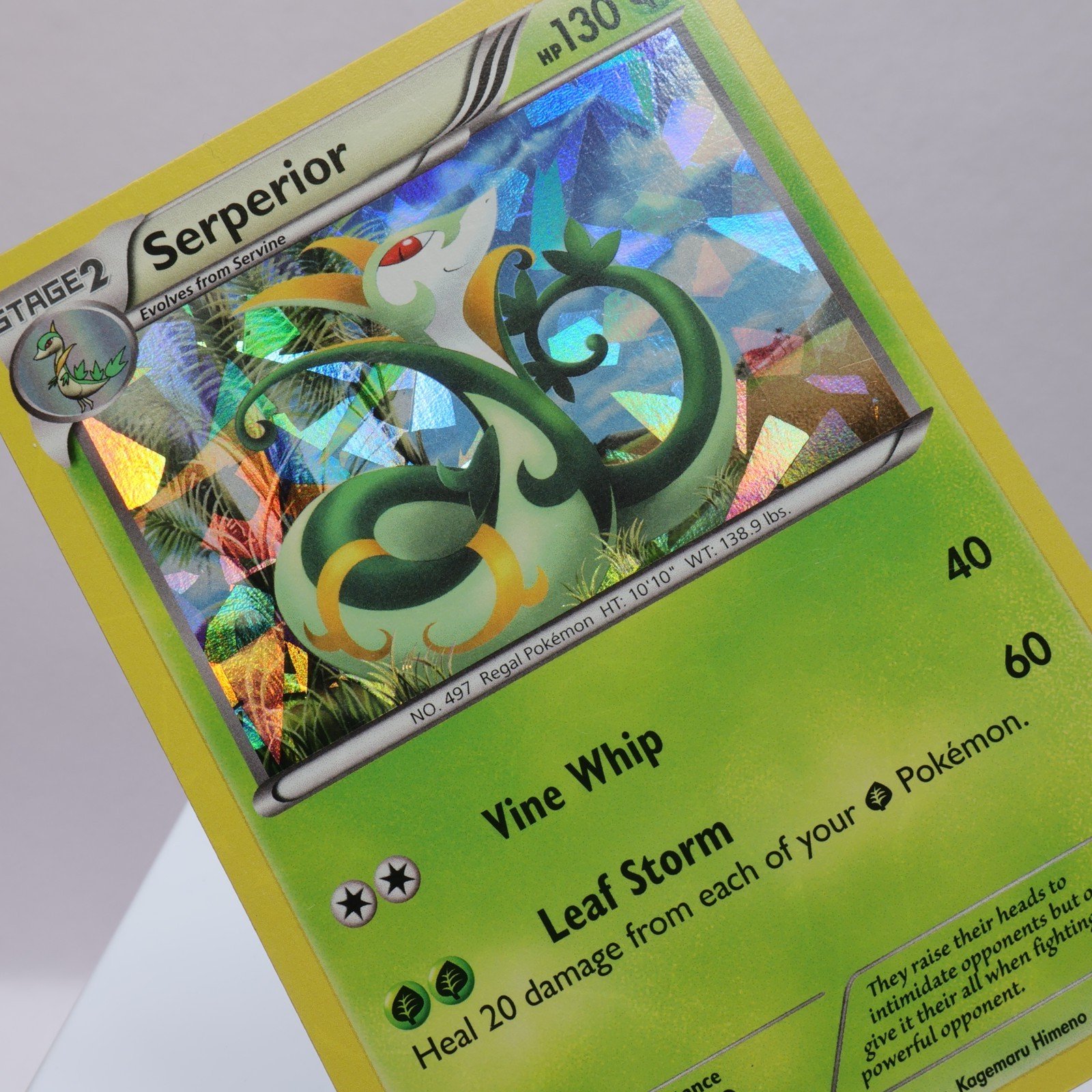 Pokemon TCG – Serperior 5/114 Black & White Holo Rare   – EXC