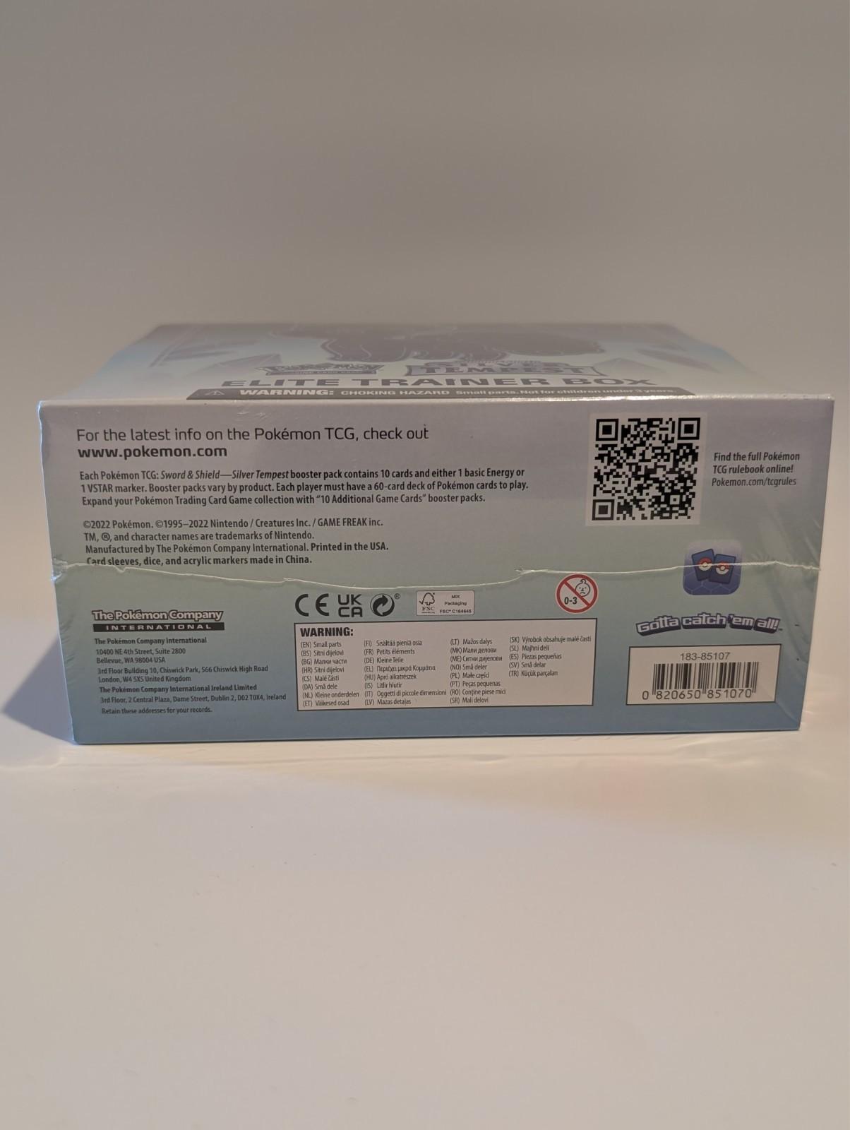 Pokemon TCG Silver Tempest Elite Trainer Box ETB SWSH New SEALED 168085709721 5