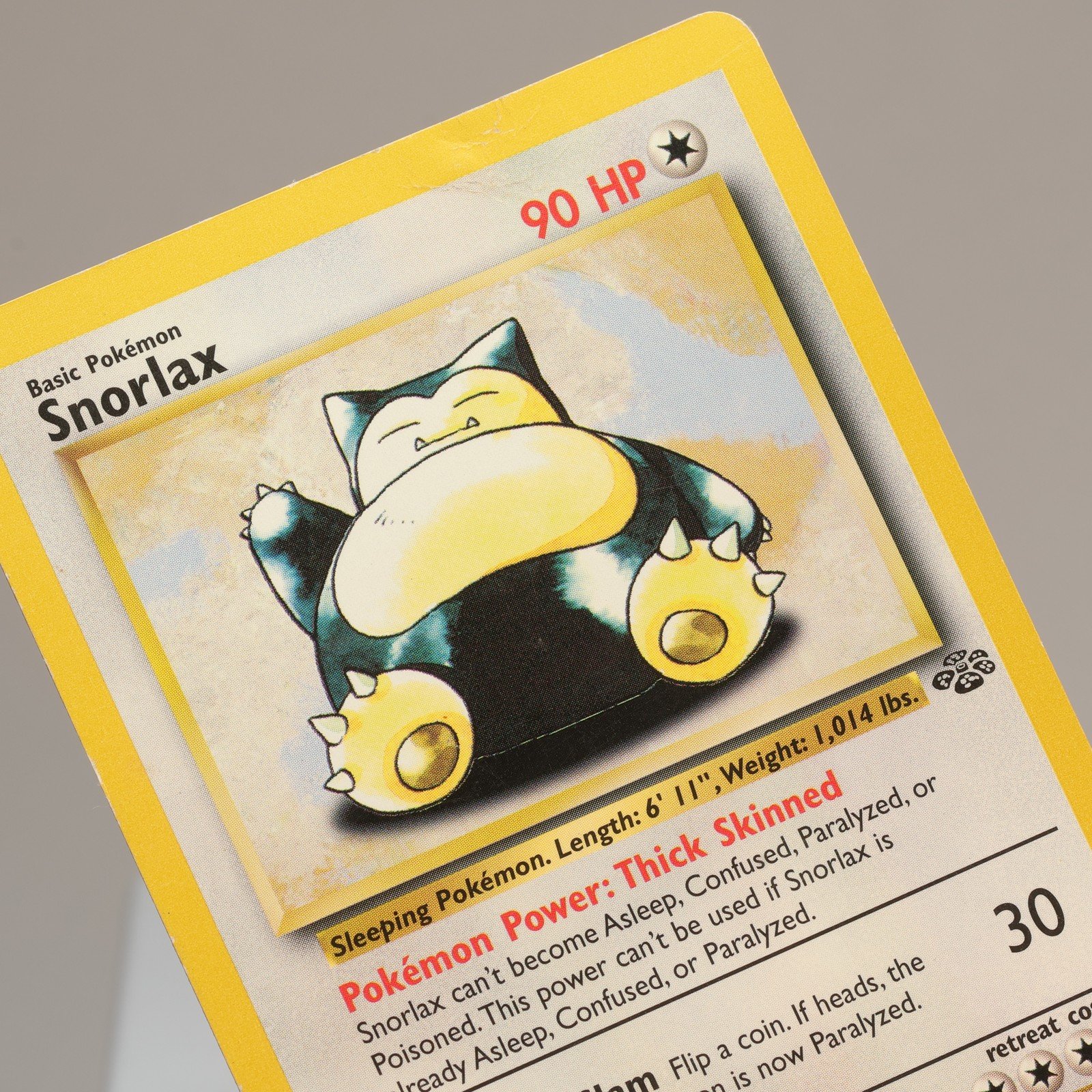 Pokemon TCG Snorlax 2764 Jungle Rare WOTC 1999 HP 167974214021