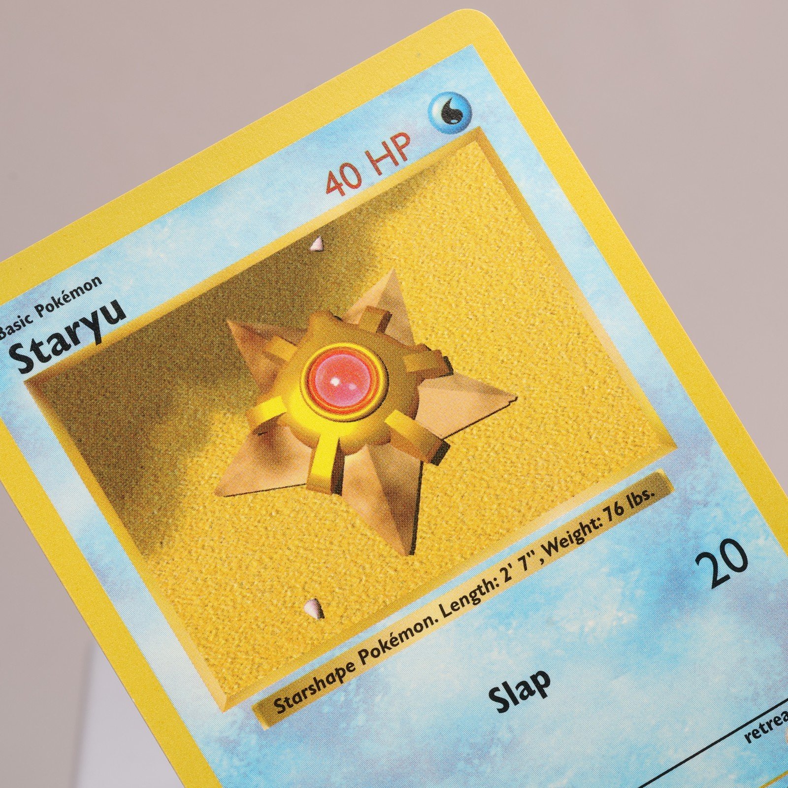 Pokemon TCG Staryu 65102 Base Set Common Shadowless WOTC 1999 EXC 168006227401