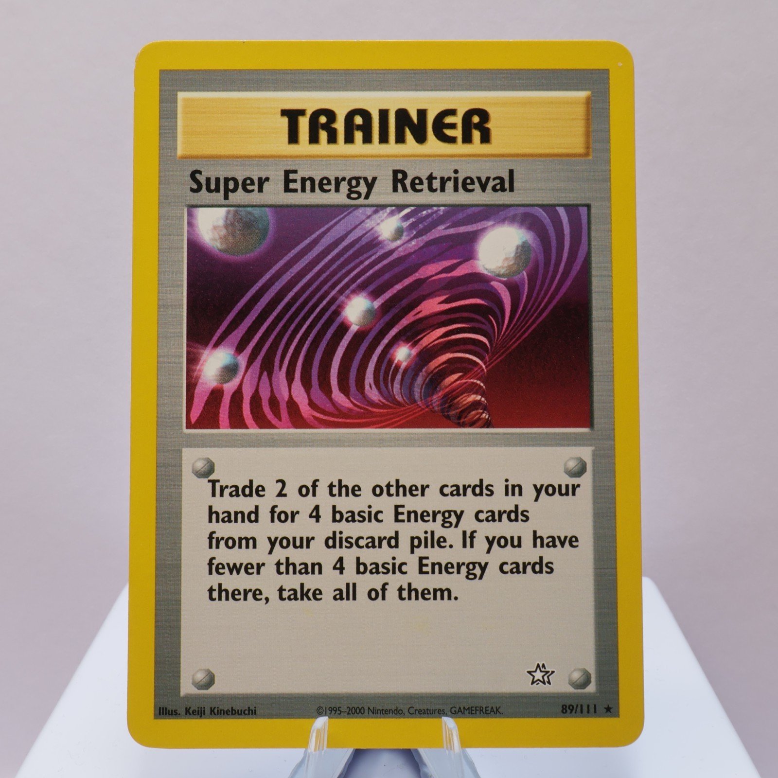 Pokemon TCG Super Energy Retrieval 89111 Neo Genesis Rare WOTC NM 167726351181 2