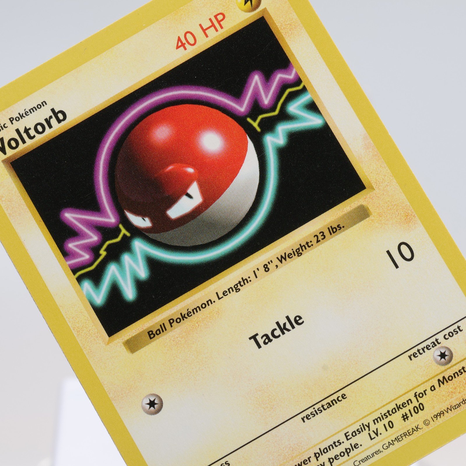 Pokemon TCG Voltorb 67102 Base Set Common Shadowless WOTC 1999 EXCNM 168144948221