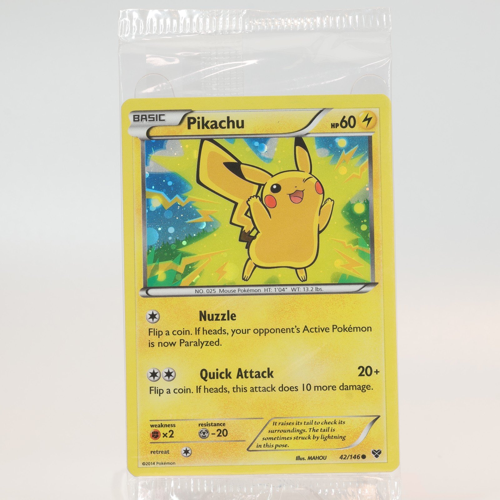 Pokemon TCG 2014 Pikachu Holo XY 42146 Limited Movie Promo Factory Sealed 168144948342 2