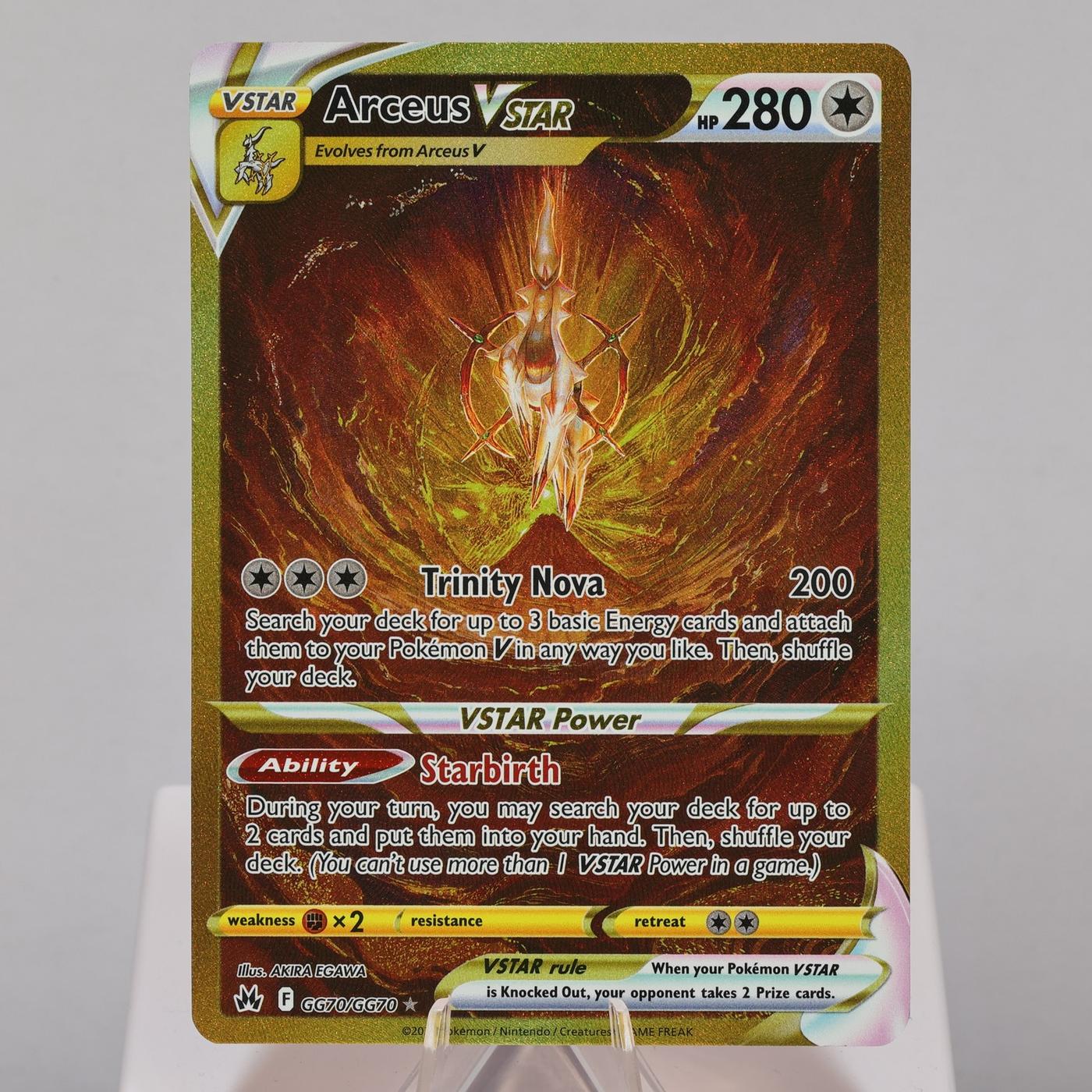 Pokemon TCG Arceus VSTAR GG70GG70 Crown Zenith Galarian Gallery WOTC NMM 168575354972 2