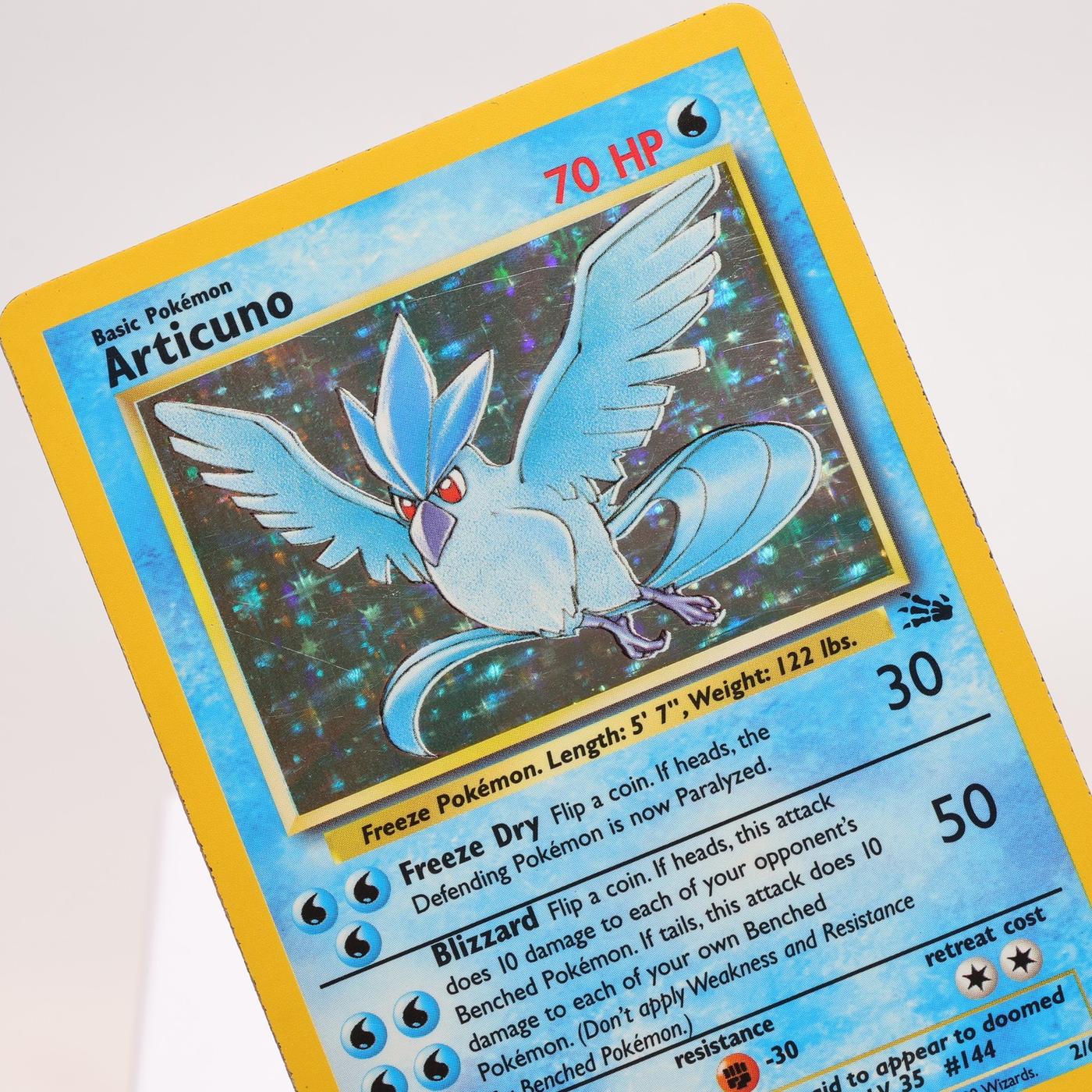 Pokemon TCG Articuno 262 Fossil Holo Rare WOTC EXC 168325203342