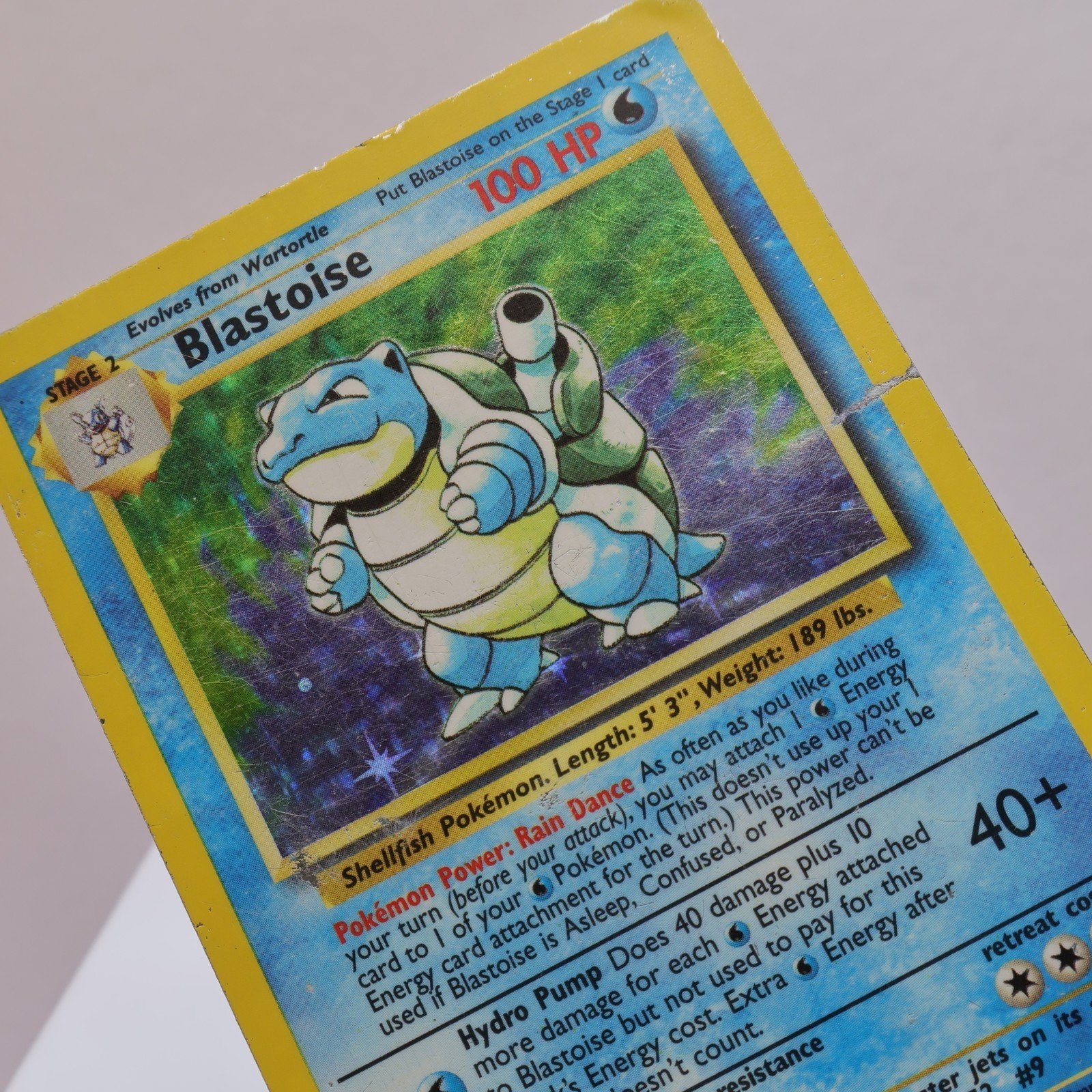 Pokemon TCG Blastoise 2102 Base Set Holo Rare WOTC 1999 HP 167830364452