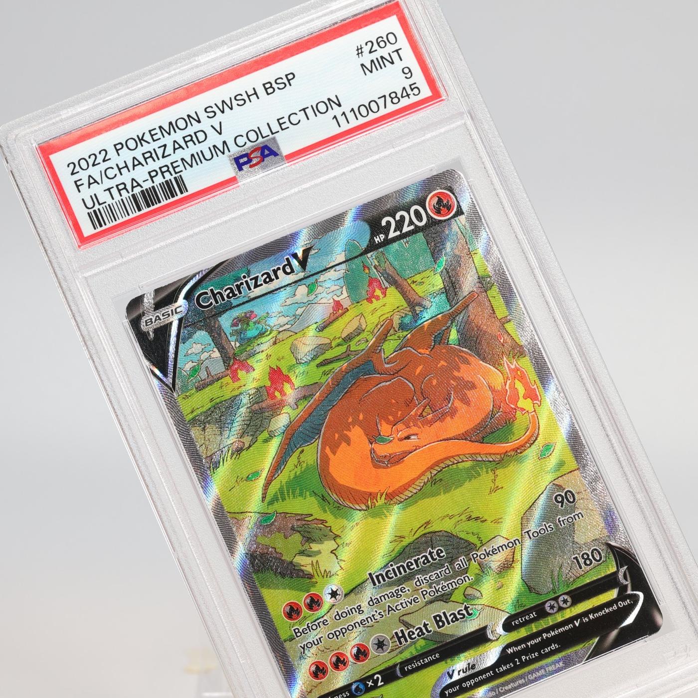 Pokemon TCG Charizard V UPC Promo SWSH260 Sword Shield Holo PSA 9 MINT 168351582212