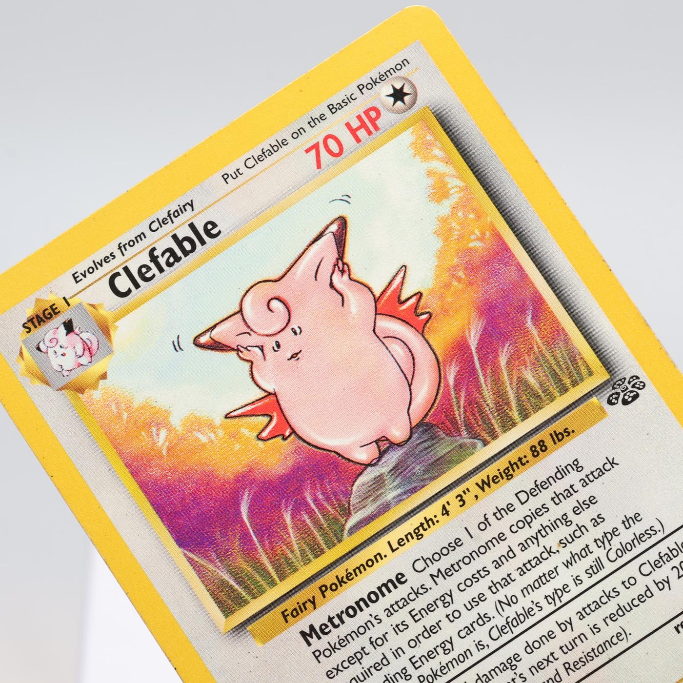 Pokemon TCG – Clefable 17/64 Jungle Rare  WOTC – MP