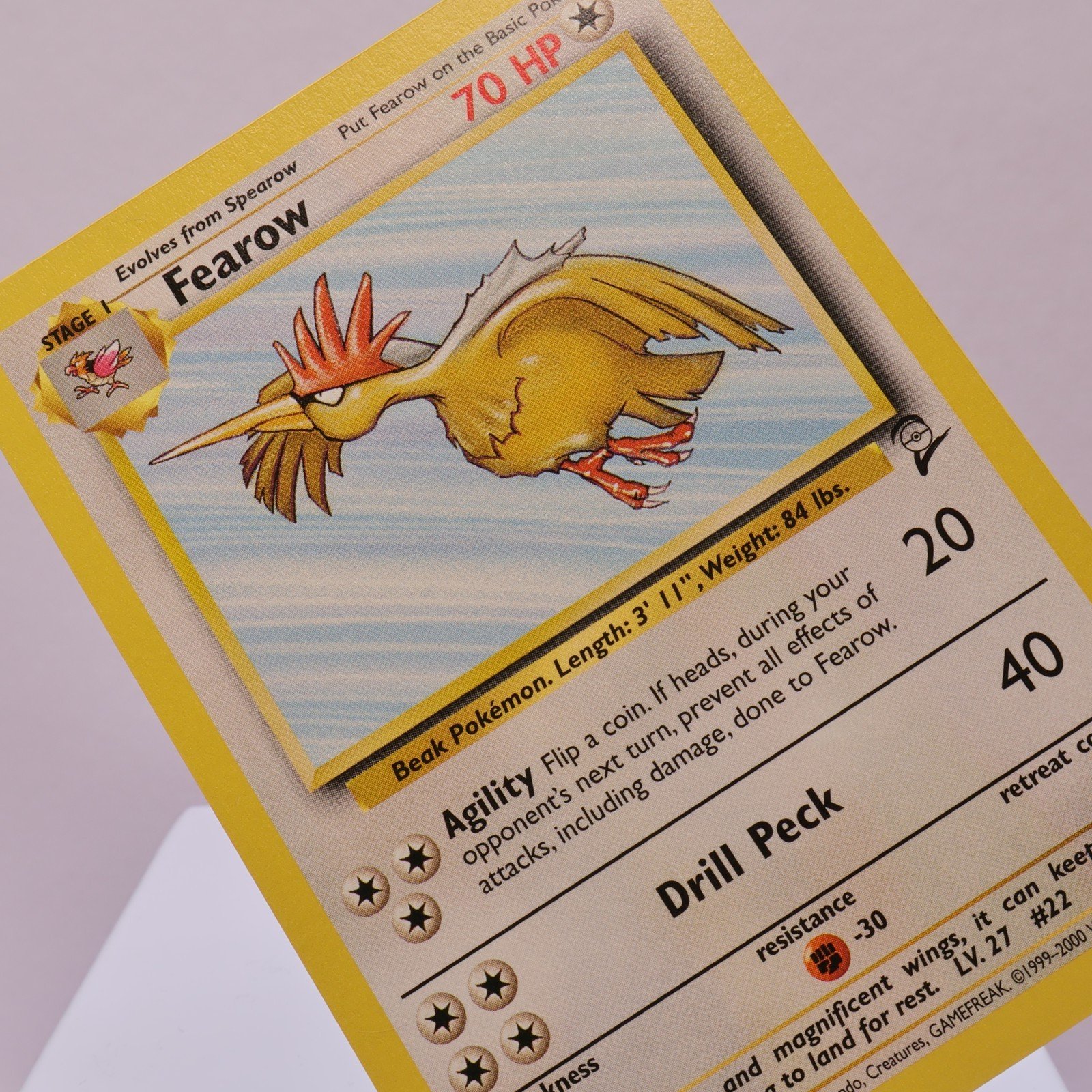 Pokemon TCG – Fearow 41/130 Base Set 2 Uncommon  WOTC – NM/M
