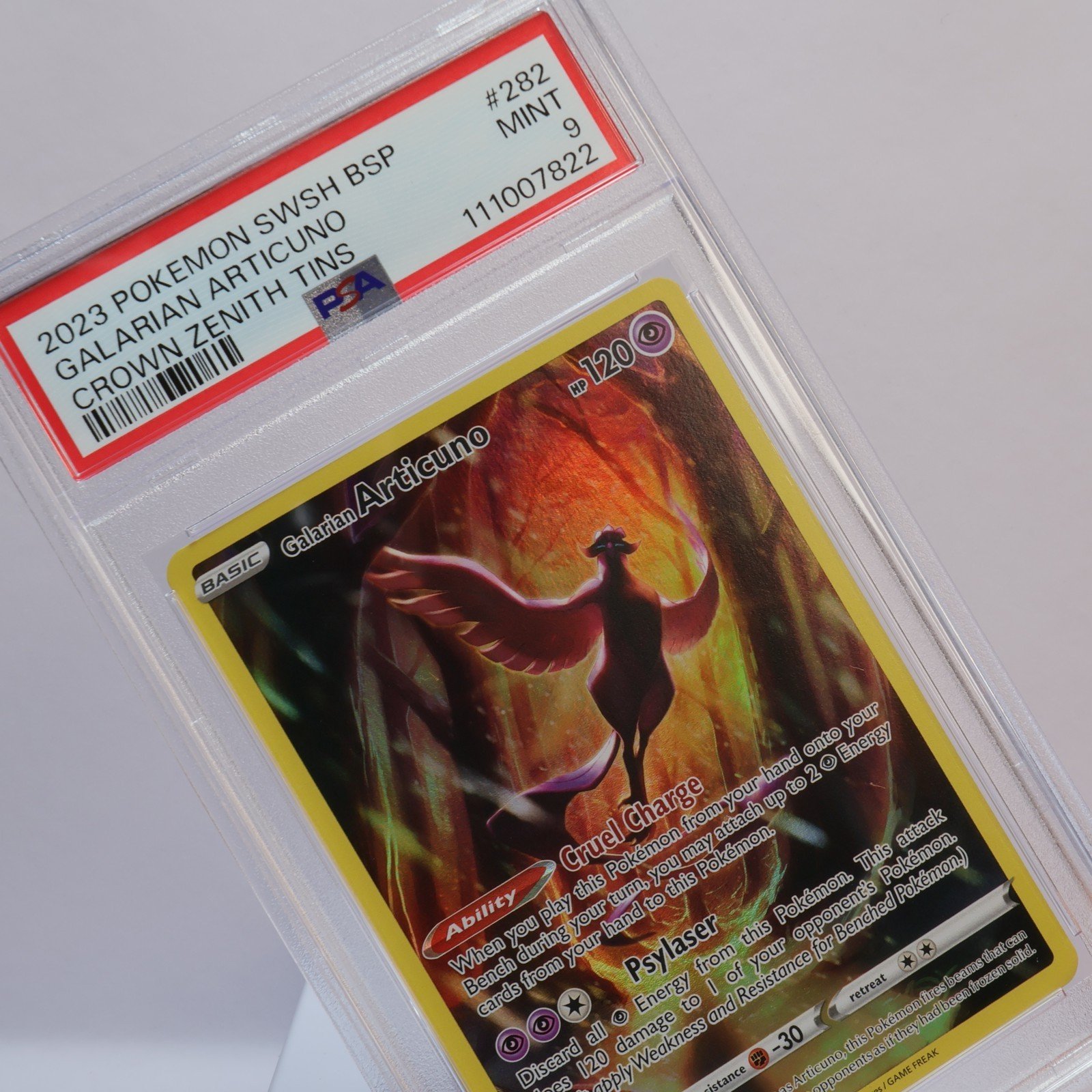 Pokemon TCG – Galarian Articuno SWSH282 Black Star Promo – PSA 9 MINT