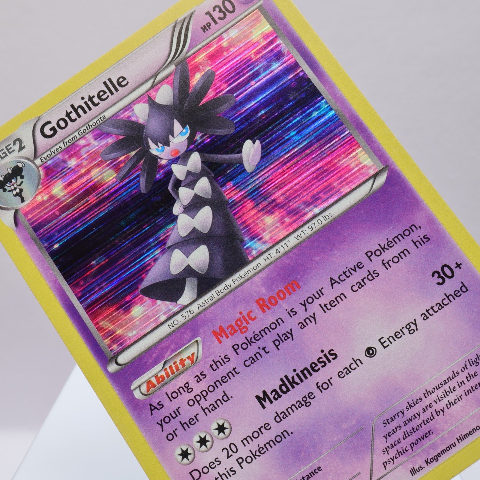 Pokemon TCG – Gothitelle 47/98 Emerging Powers Holo Rare   – EXC