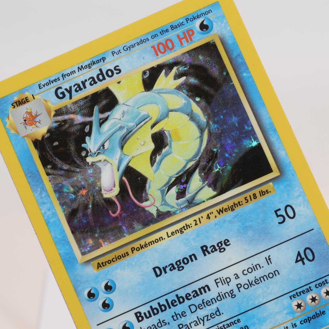 Pokemon TCG Gyarados 6102 Base Set Holo Rare WOTC EXC 168205418412