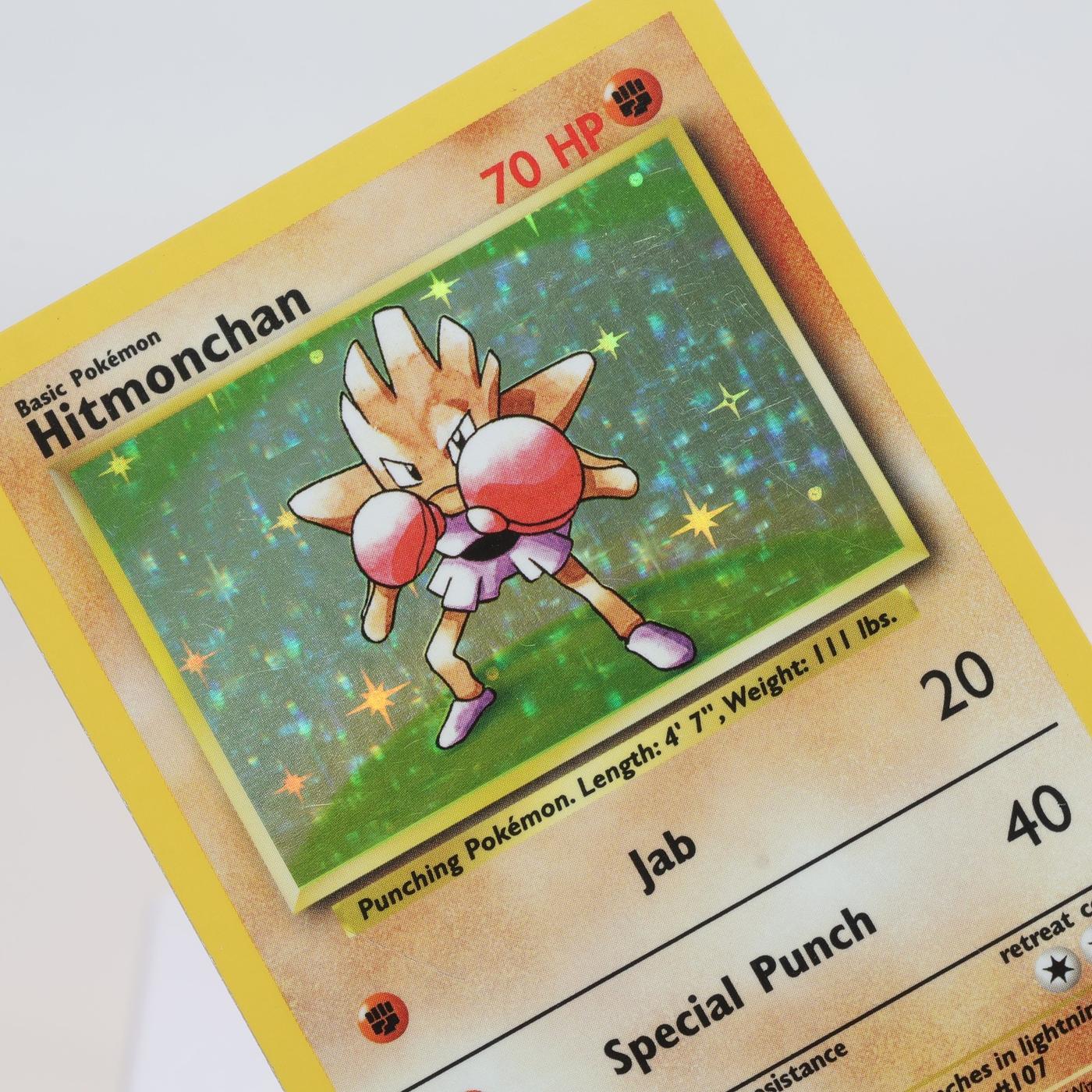 Pokemon TCG Hitmonchan 7102 Base Set Holo Rare WOTC EXC 168205418432