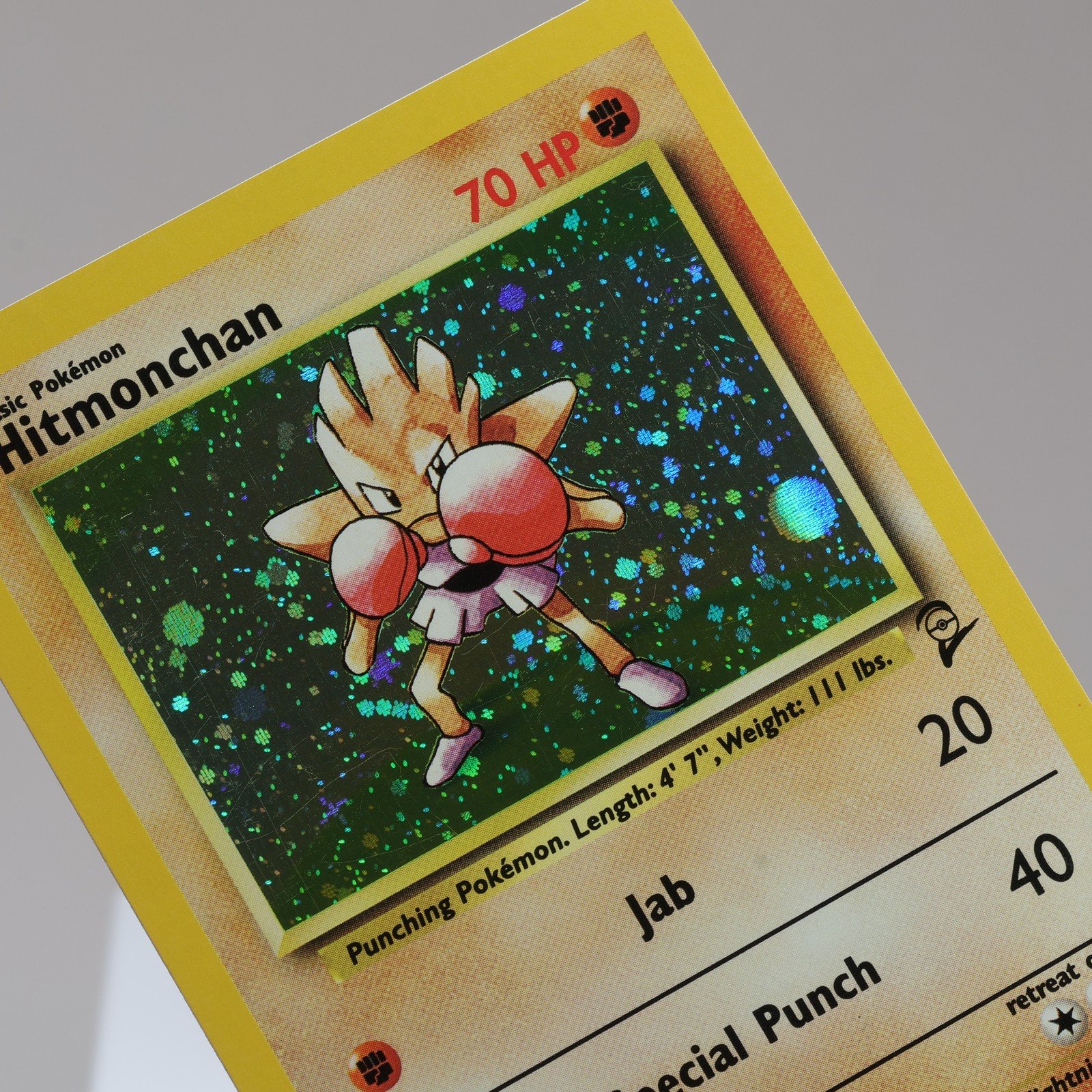 Pokemon TCG Hitmonchan 8130 Base Set 2 Holo Rare WOTC 1999 EXC 167950659012