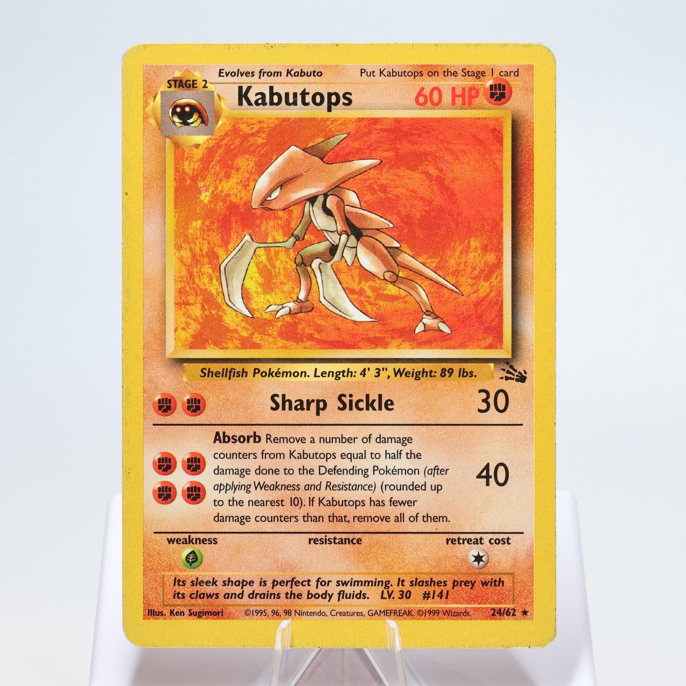 Pokemon TCG Kabutops 2462 Fossil Rare WOTC PL 168325203352 2