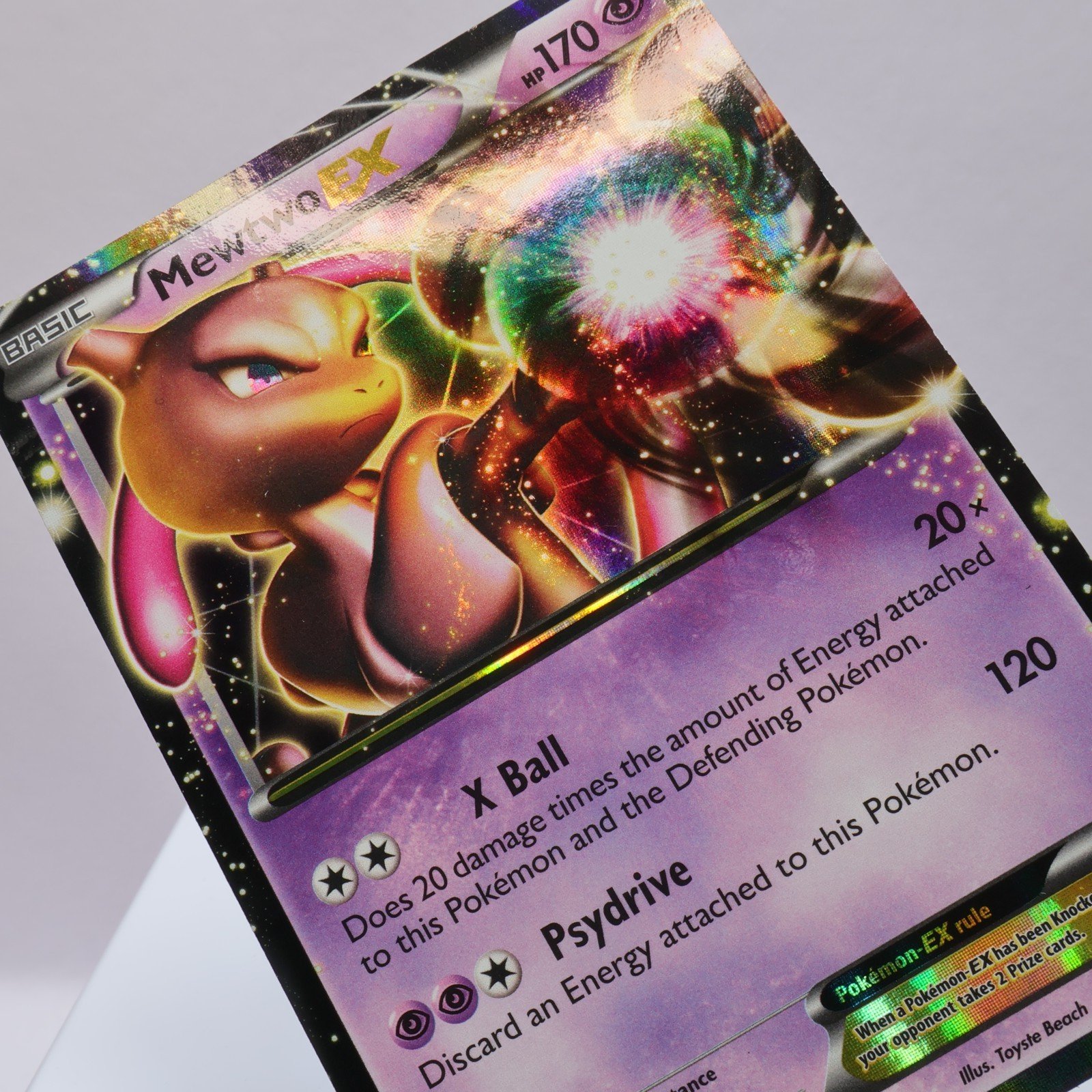 Pokemon TCG Mewtwo EX BW45 BW Black Star Promo EXC 167633392782