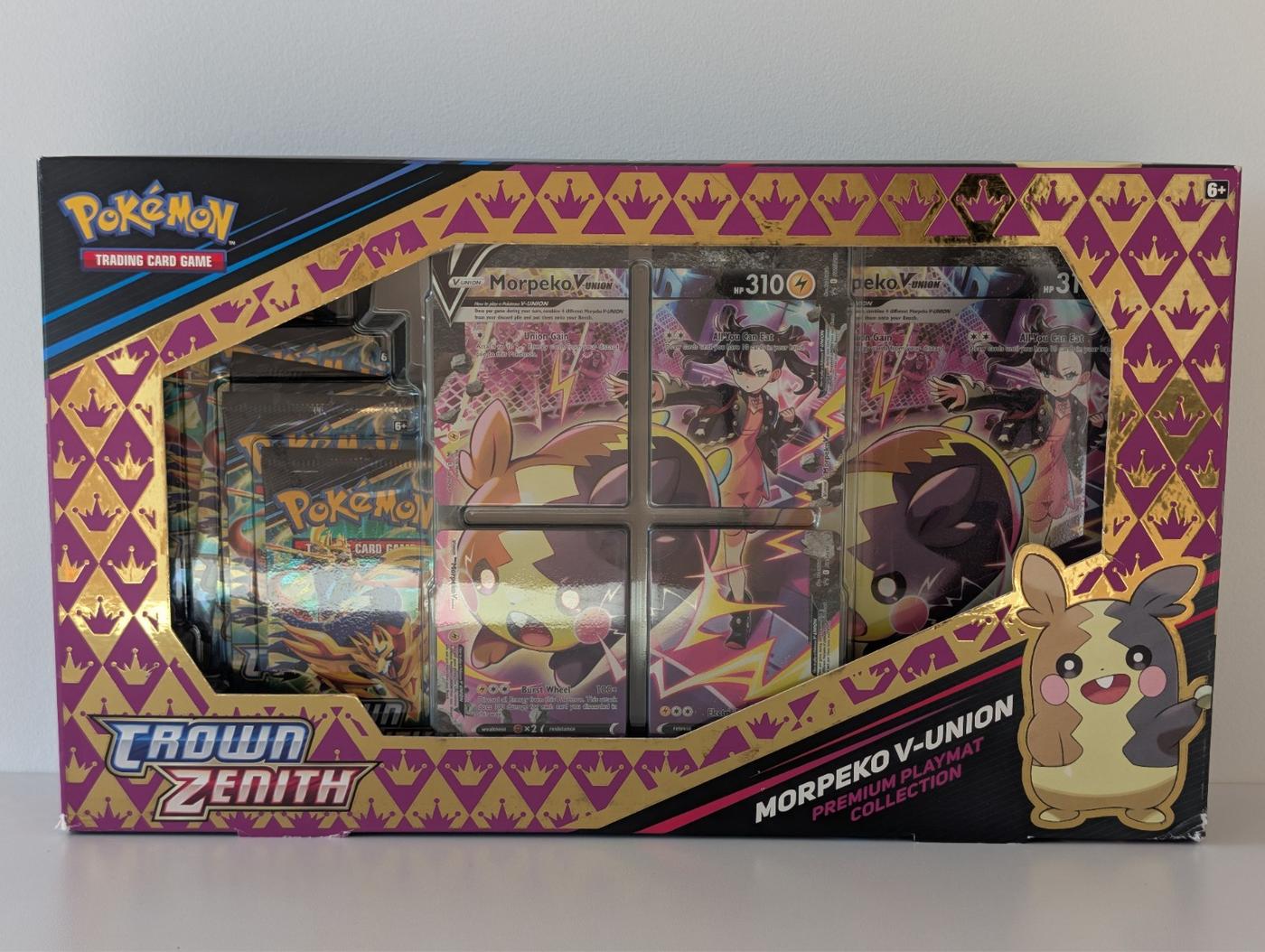 Pokemon TCG Morpeko V Union Premium Playmat Collection Crown Zenith 168456998172