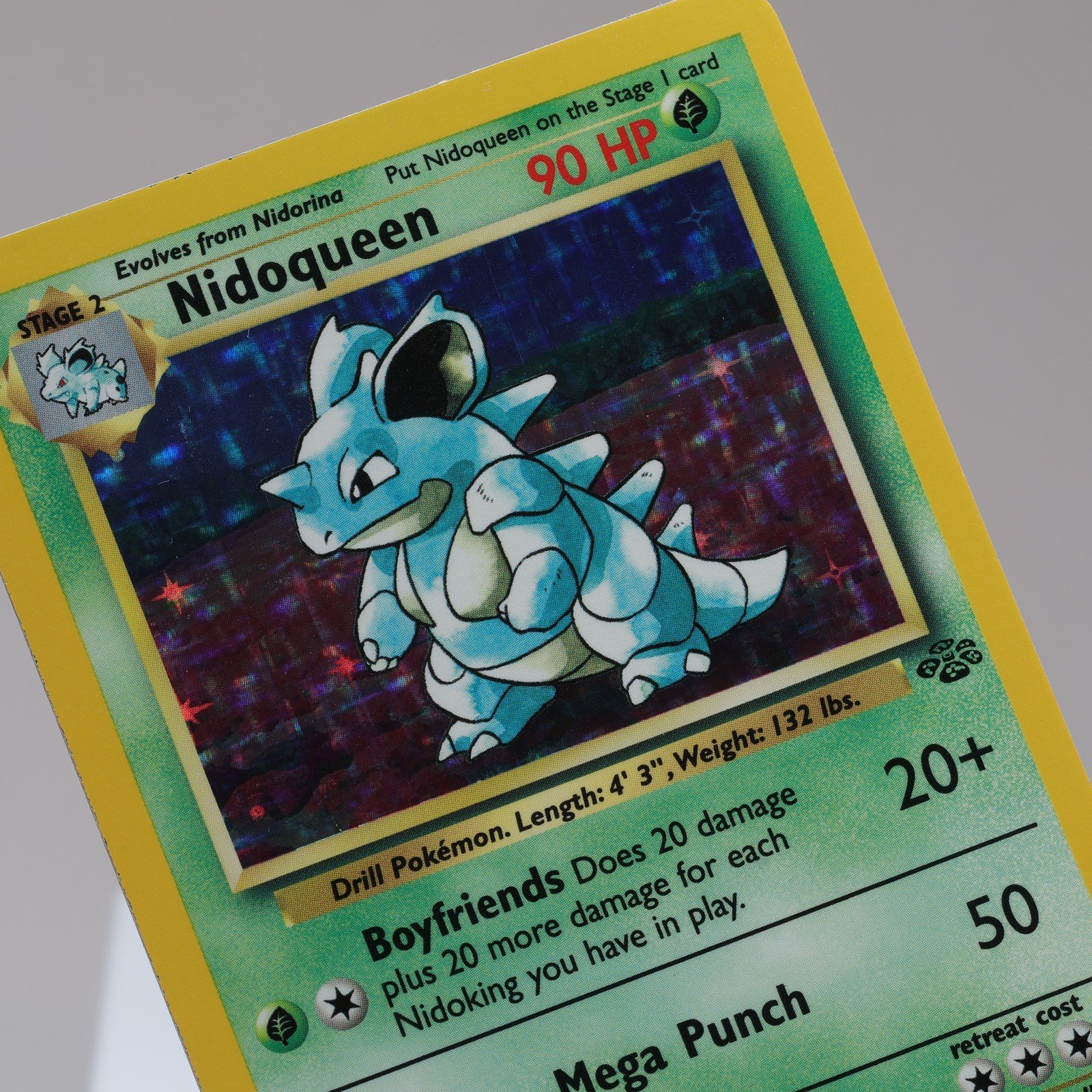 Pokemon TCG Nidoqueen 764 Jungle Holo Rare WOTC 1999 NM 167950659072