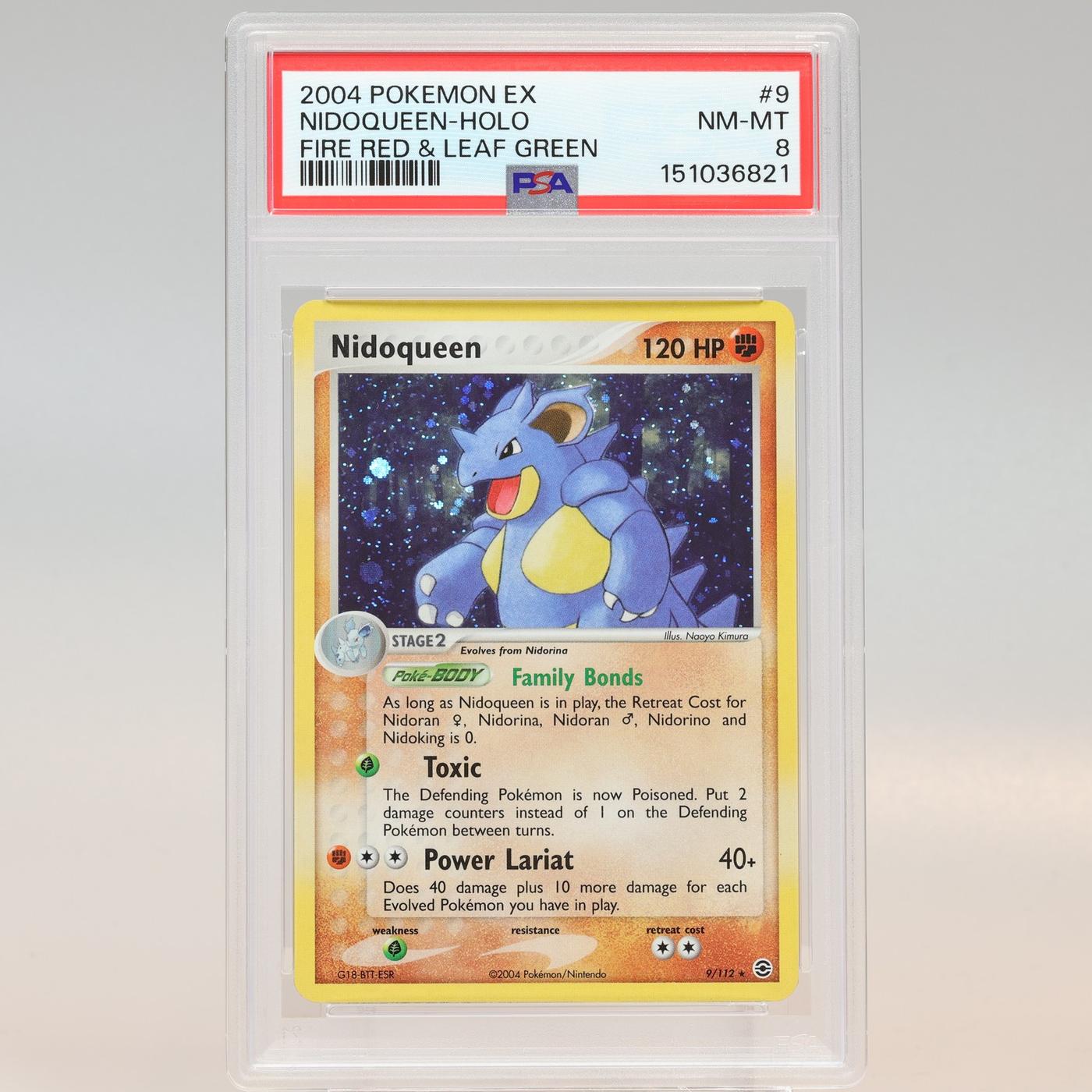 Pokemon TCG Nidoqueen 9112 FireRed LeafGreen Holo Rare PSA 8 NMMT 168441076122 2