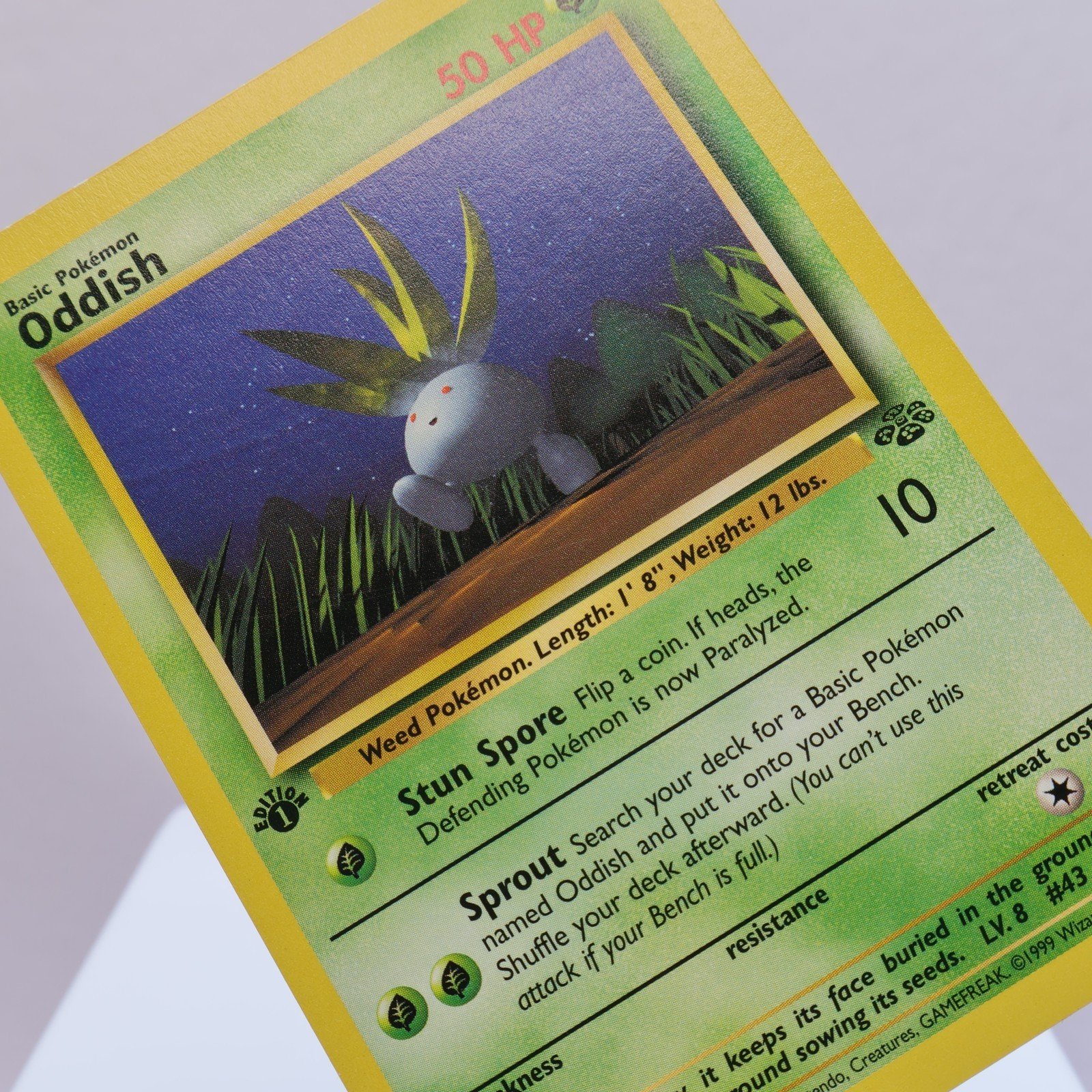 Pokemon TCG – Oddish 58/64 Jungle Common 1st Edition WOTC 1999 – EXC