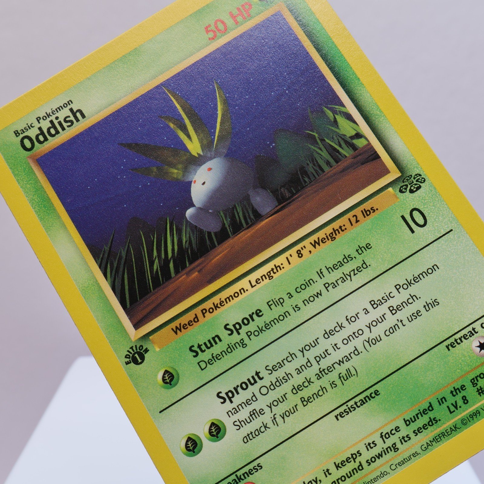 Pokemon TCG – Oddish 58/64 Jungle Common 1st Edition WOTC 1999 – EXC/NM
