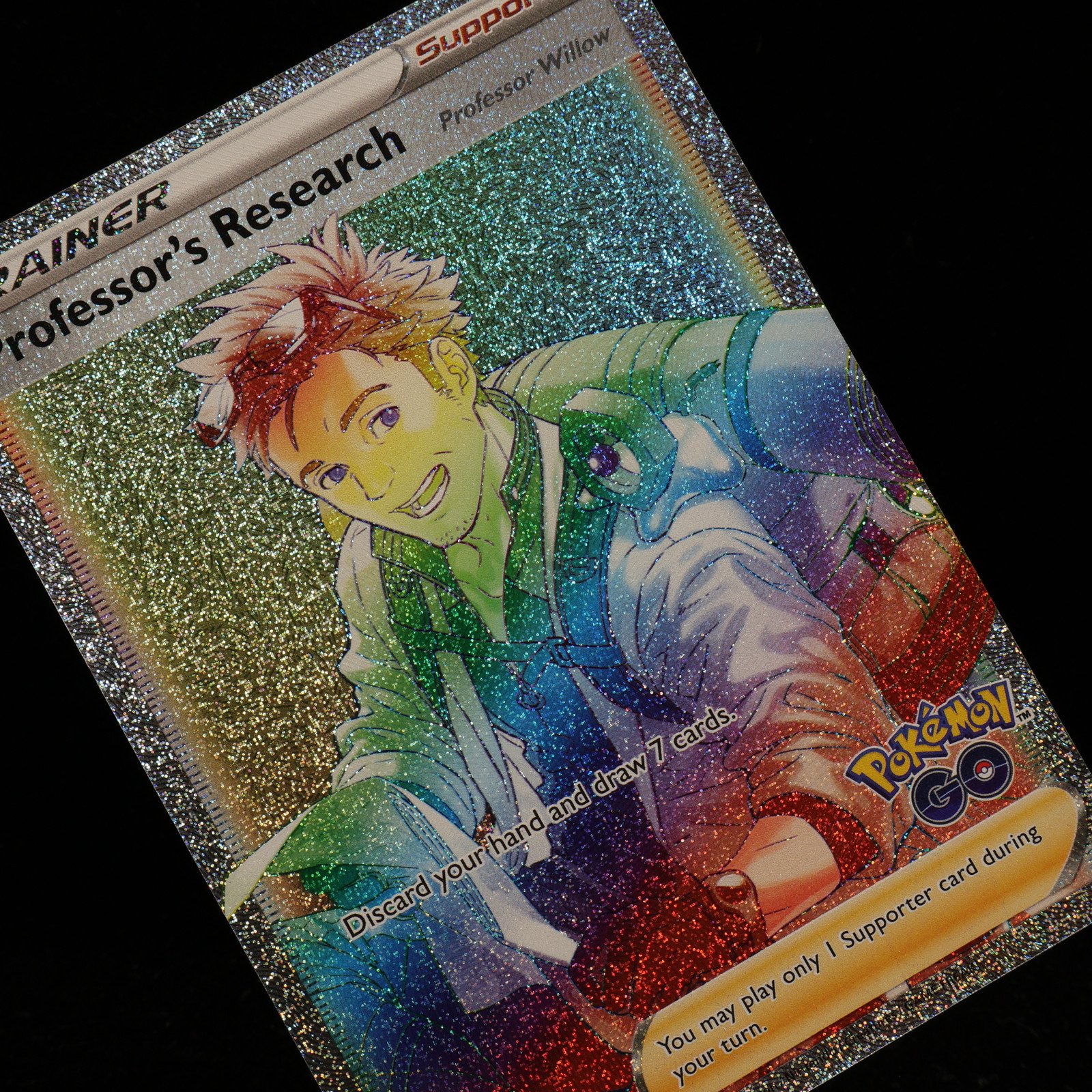 Pokemon TCG – Professor's Research 084/078 Pokémon GO Secret Rare   – NM