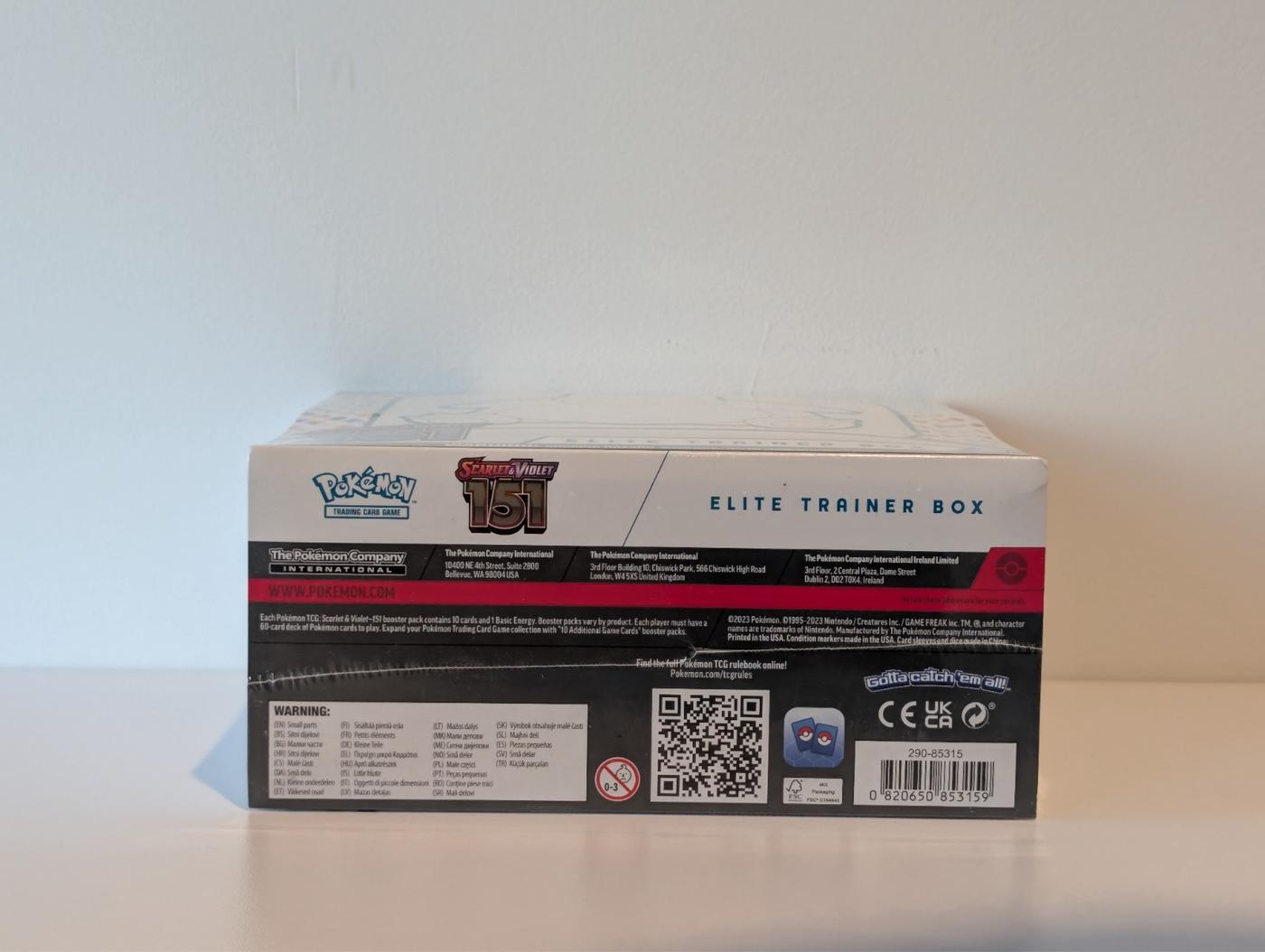 Pokemon TCG Scarlet Violet 151 Elite Trainer Box ETB NEW SEALED 168546931572 6