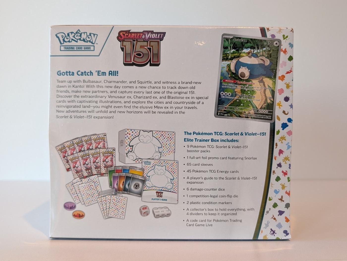 Pokemon TCG Scarlet Violet 151 Elite Trainer Box ETB NEW SEALED 168579787302 2
