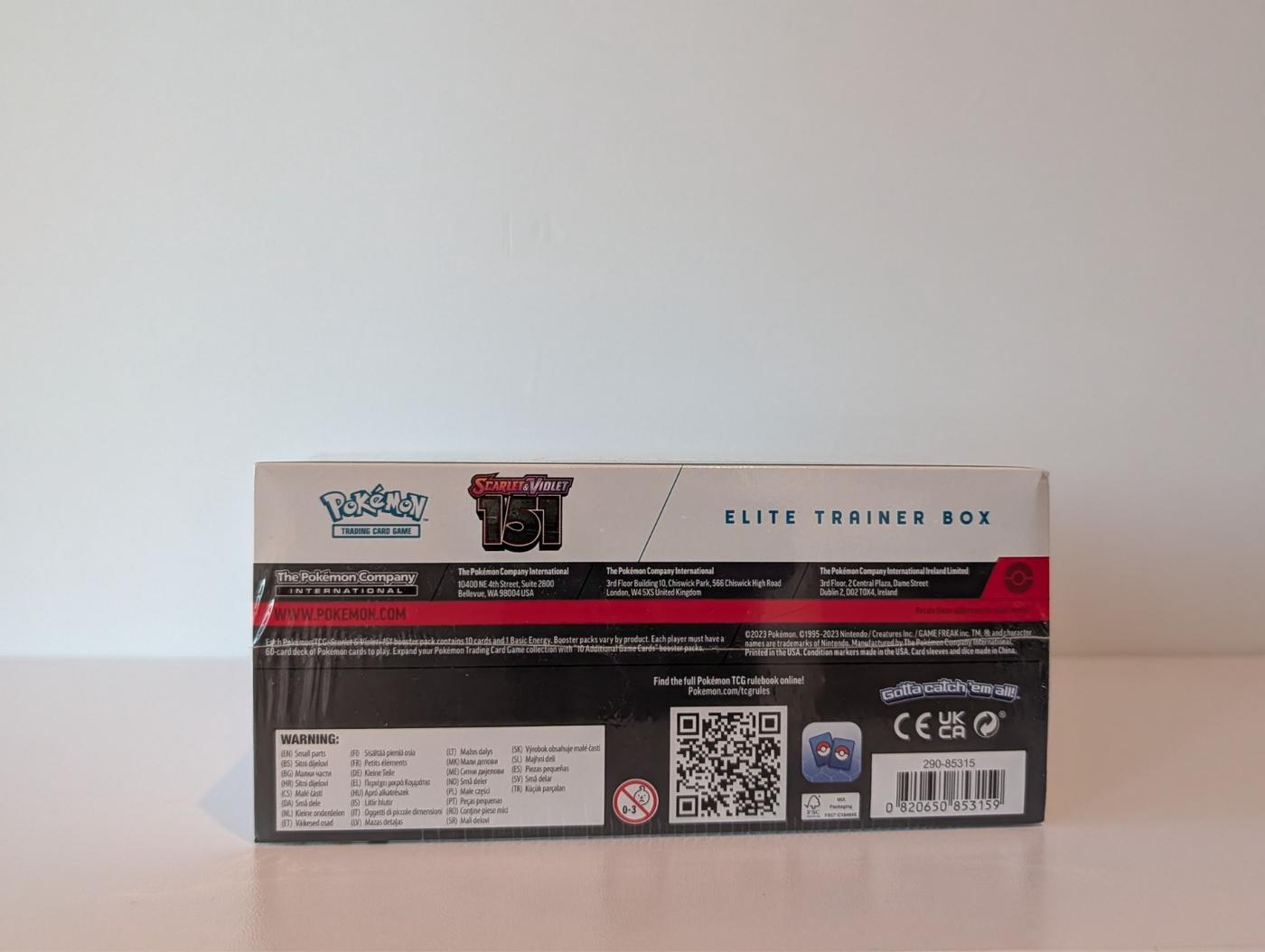 Pokemon TCG Scarlet Violet 151 Elite Trainer Box ETB NEW SEALED 168579787302 3