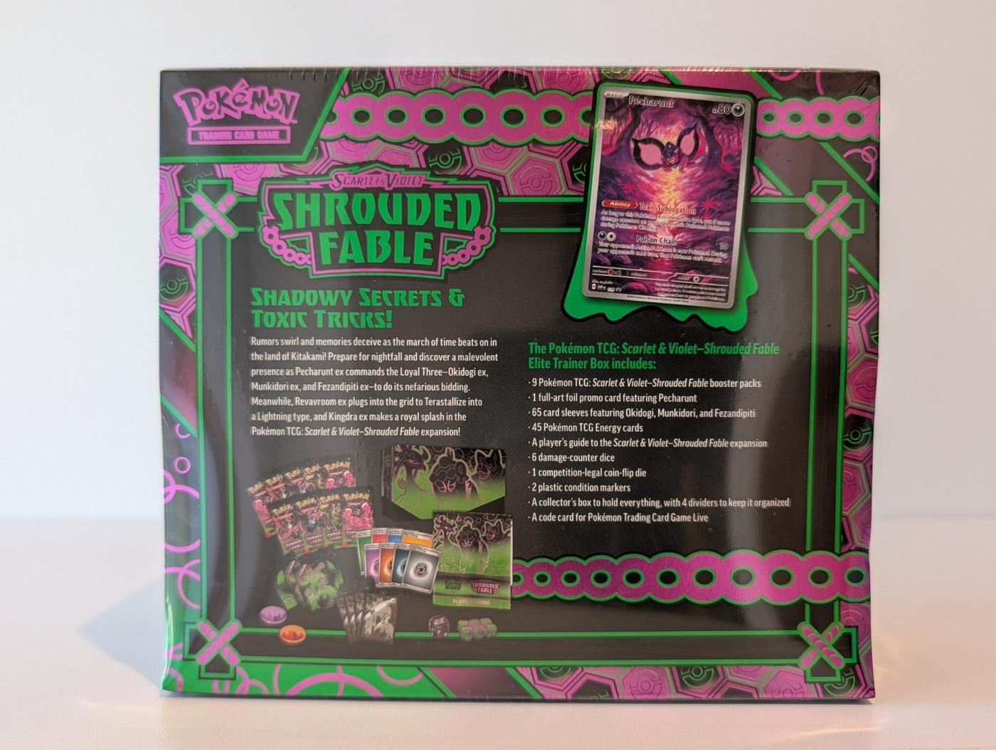 Pokemon TCG Shrouded Fable Elite Trainer Box ETB Factory Sealed 168579776112 2