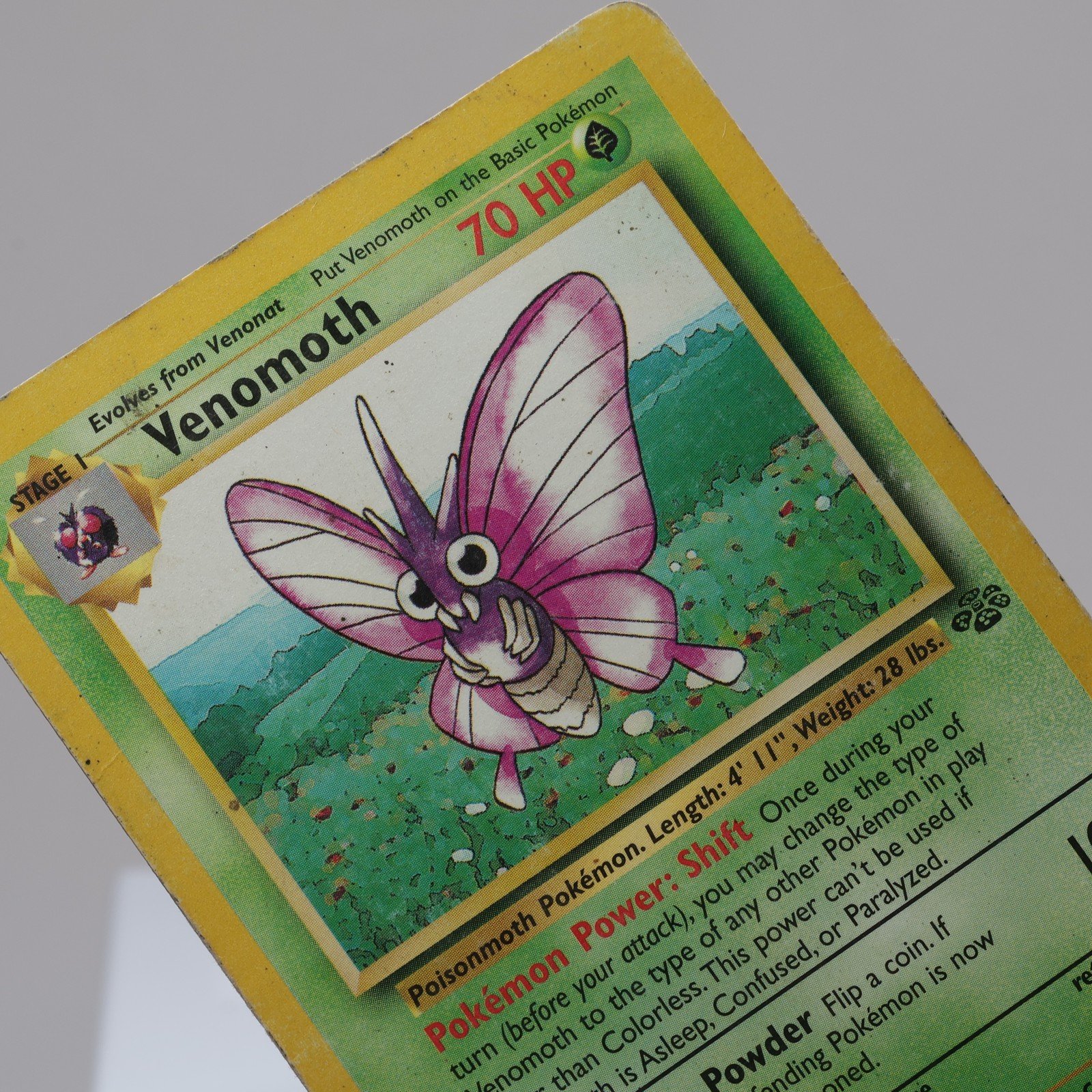 Pokemon TCG Venomoth 2964 Jungle Rare WOTC 1999 HP 167974214012