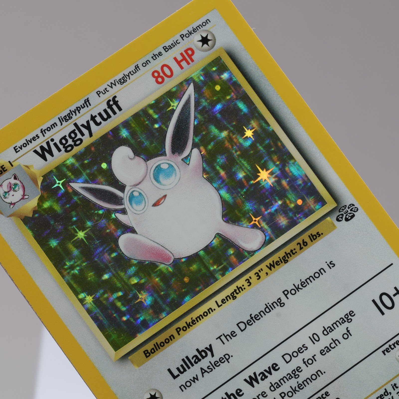 Pokemon TCG Wigglytuff 1664 Jungle Holo Rare WOTC 1999 EXCNM 167950659112
