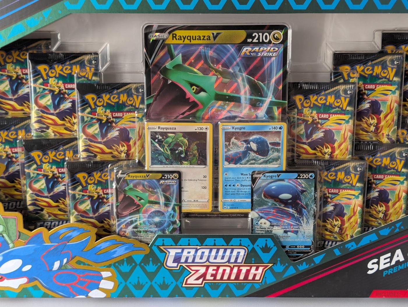 Pokemon Crown Zenith 14 X Booster Pack S Sea And Sky Collection Box Sealed 168351605593 2