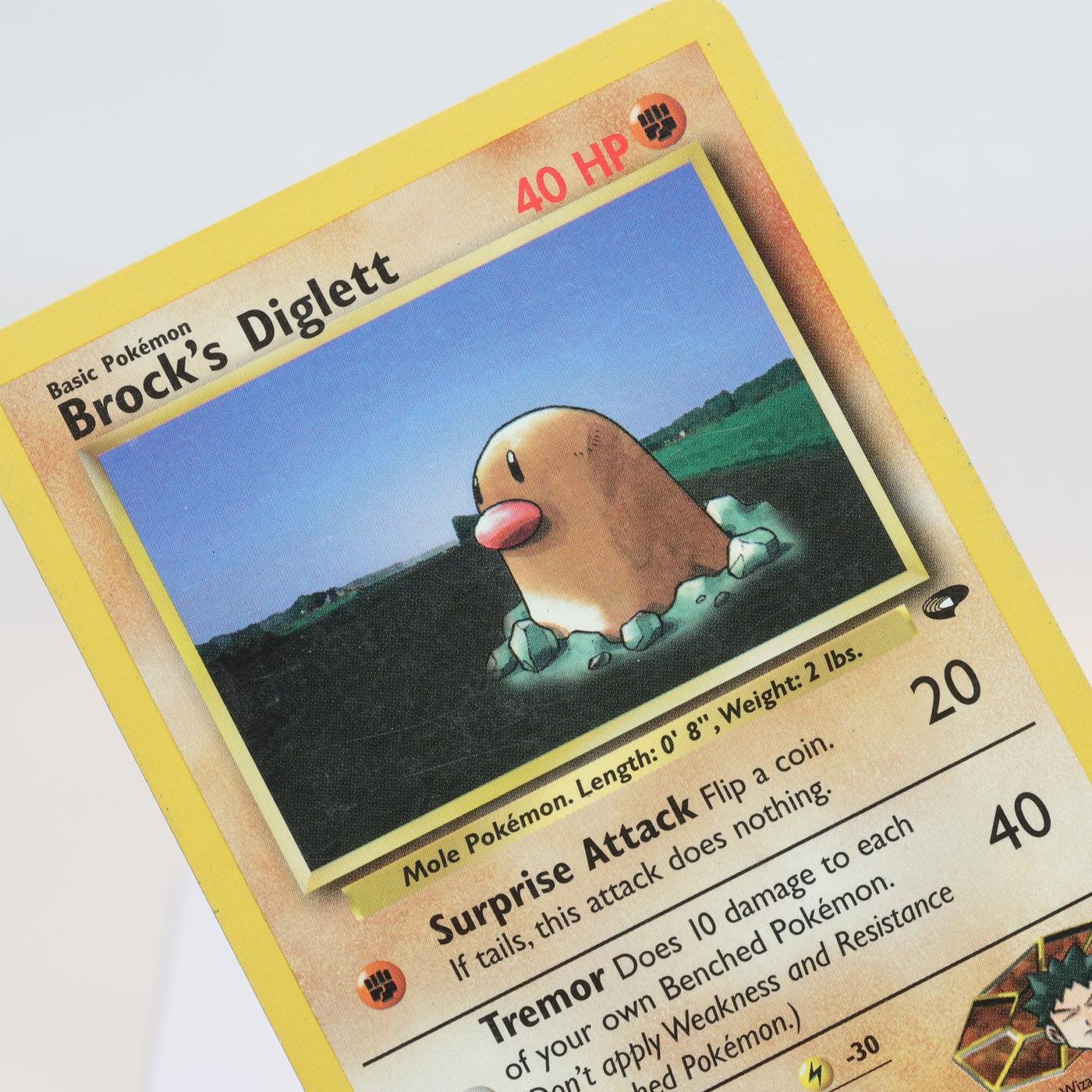 Pokemon TCG Brocks Diglett 67132 Gym Challenge Common WOTC MP 168232466113