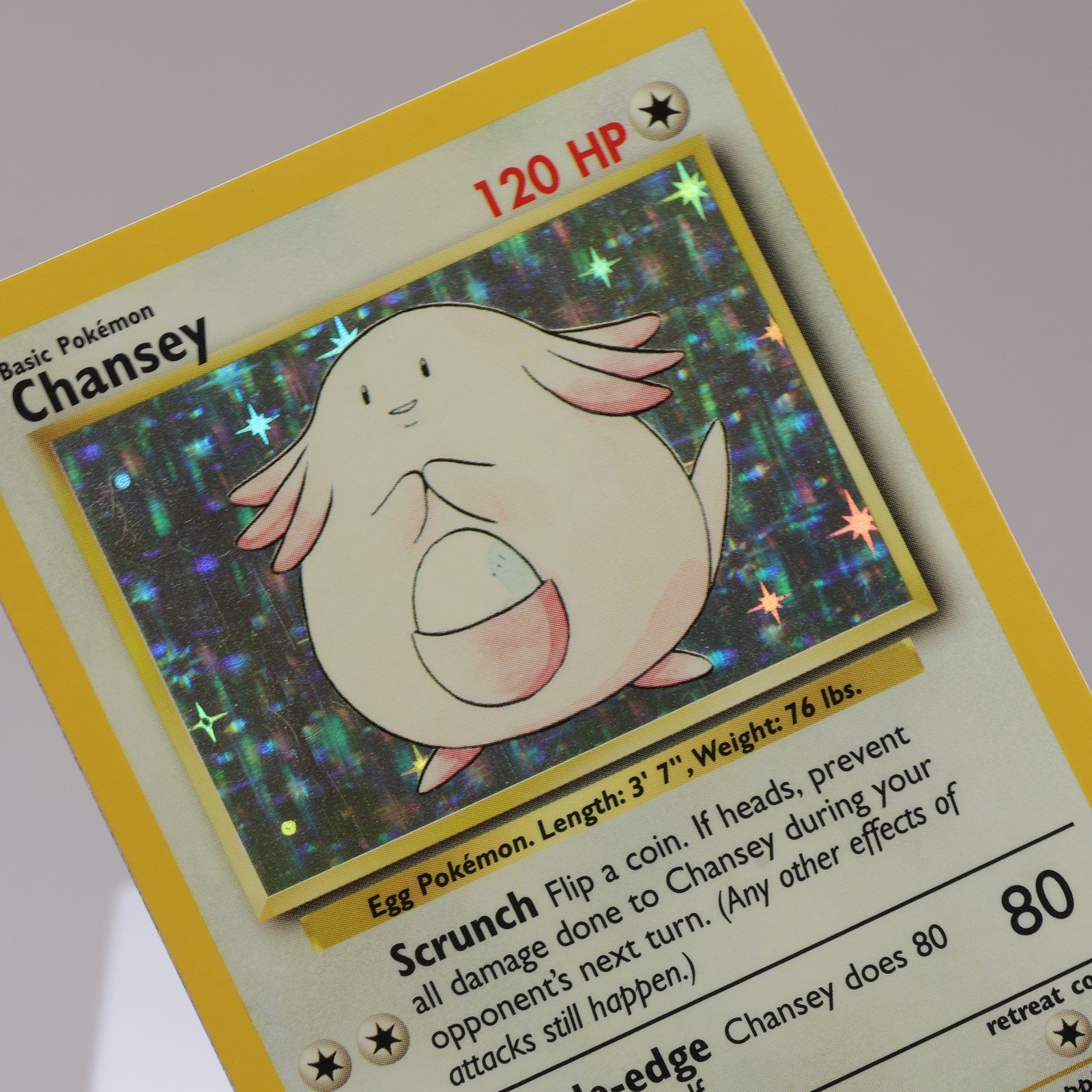 Pokemon TCG – Chansey 3/102 Base Set Holo Rare  WOTC 1999 – EXC