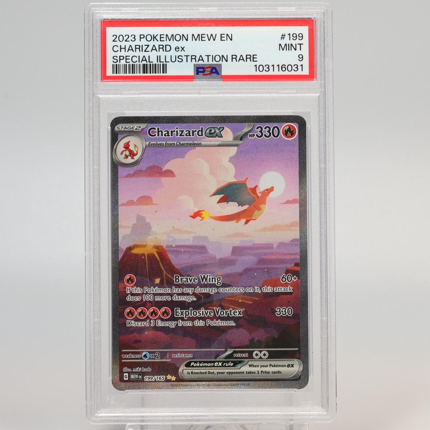 Pokemon TCG Charizard Ex Scarlet Violet 151 199165 PSA 9 Mint 168349687833 2