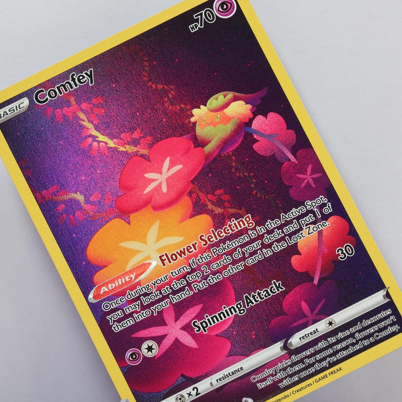Pokemon TCG Comfey GG14GG70 Crown Zenith Galarian Gallery WOTC NMM 168575354973