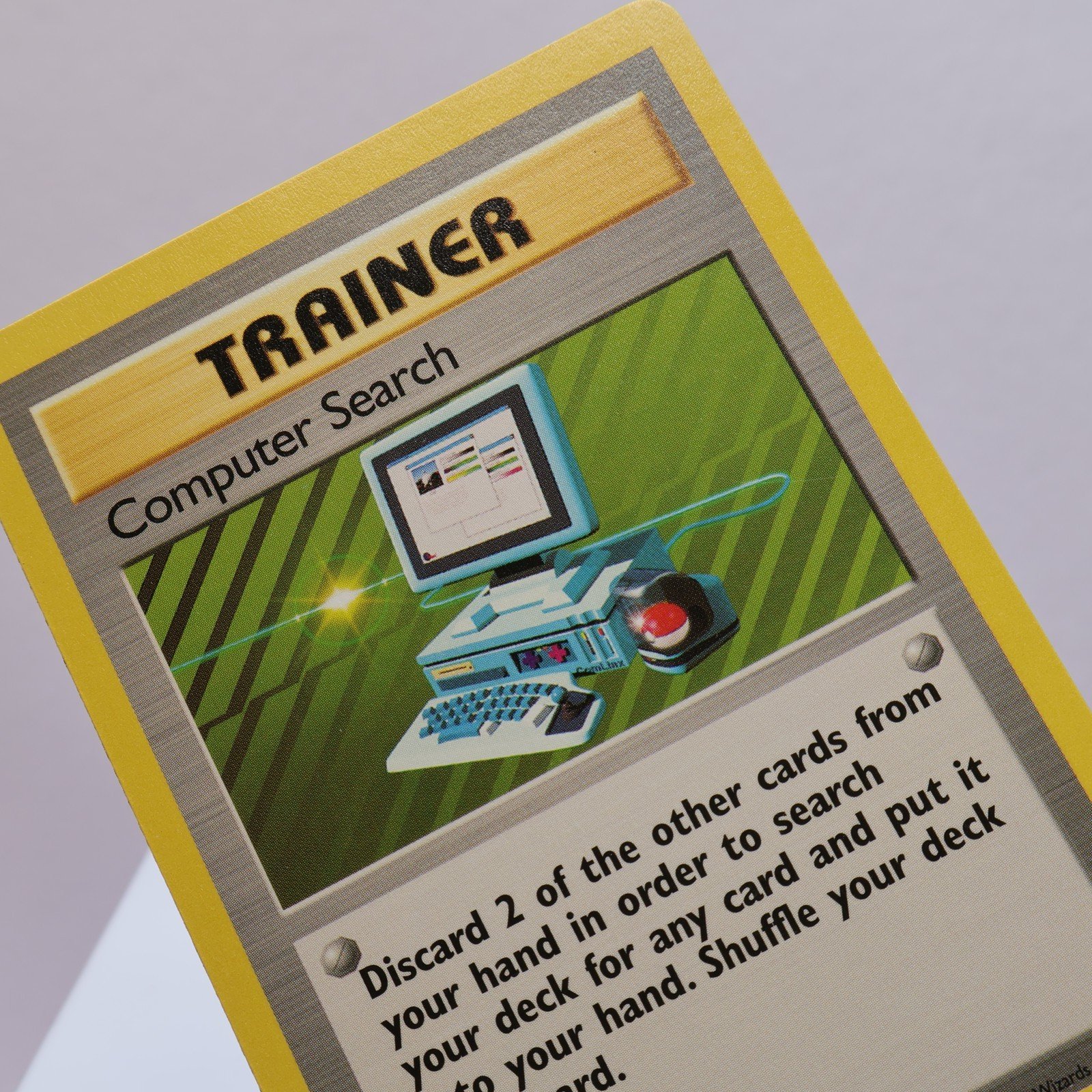 Pokemon TCG – Computer Search 71/102 Base Set Rare  WOTC 1999 – EXC/NM