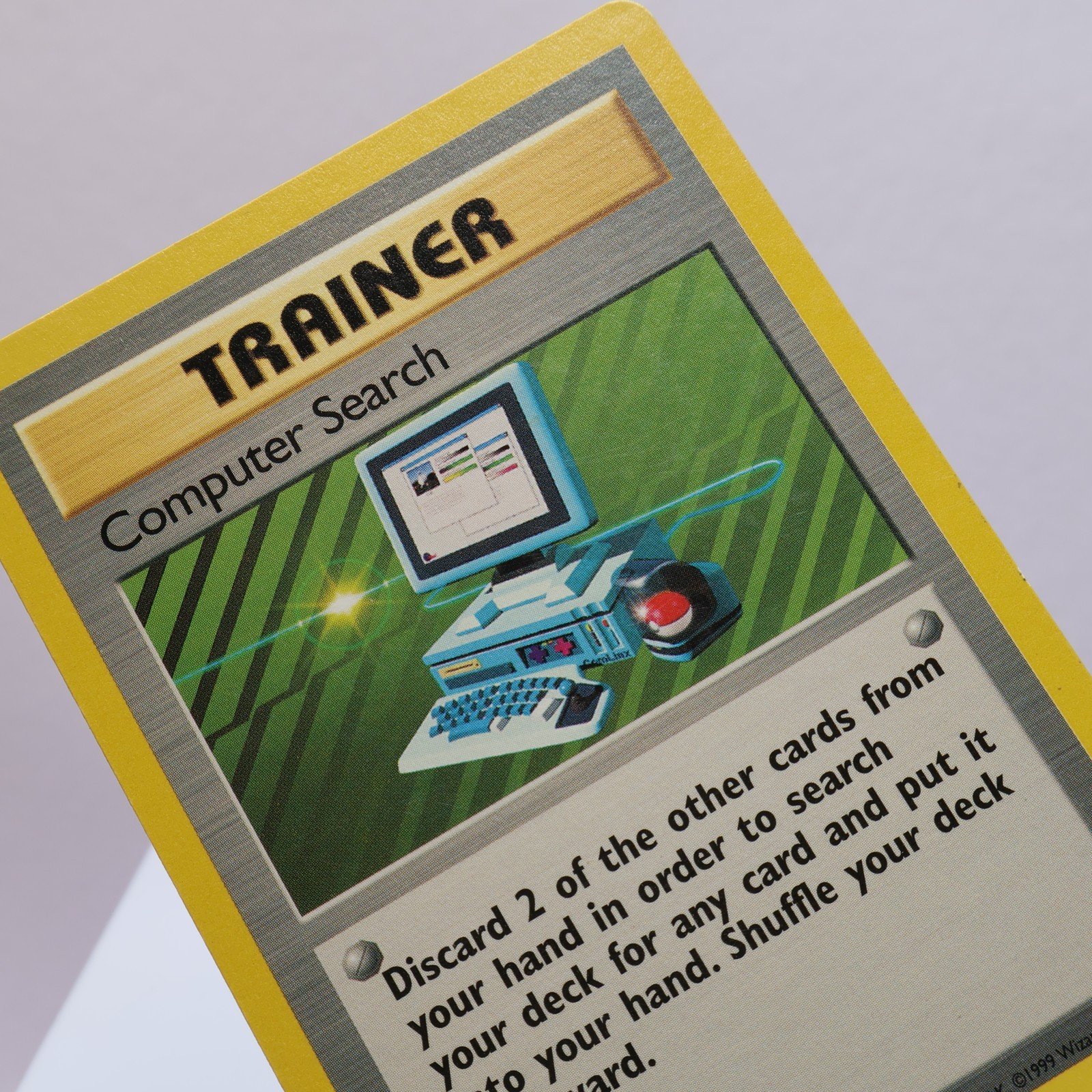 Pokemon TCG Computer Search 71102 Base Set Rare WOTC 1999 MP 167830364443