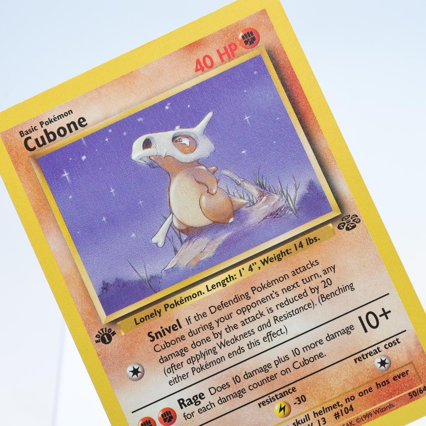Pokemon TCG Cubone 5064 Jungle Common 1st Edition WOTC LP 168300703673