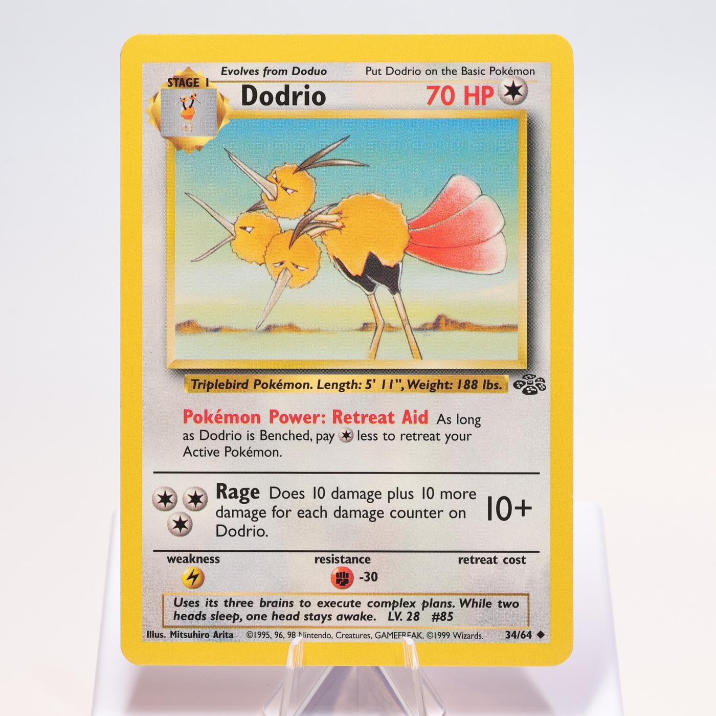 Pokemon TCG Dodrio 3464 Jungle Uncommon WOTC NM 168300703663 2