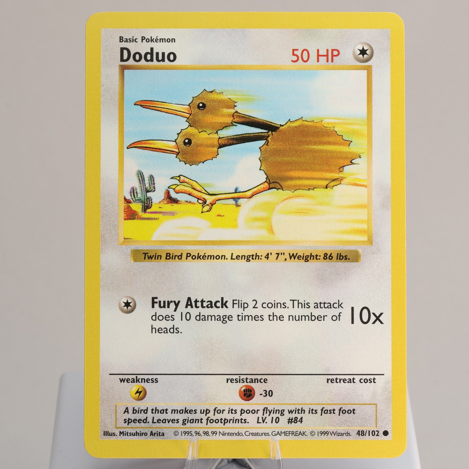 Pokemon TCG Doduo 48102 Base Set Common Shadowless WOTC 1999 NM 168006227433 2